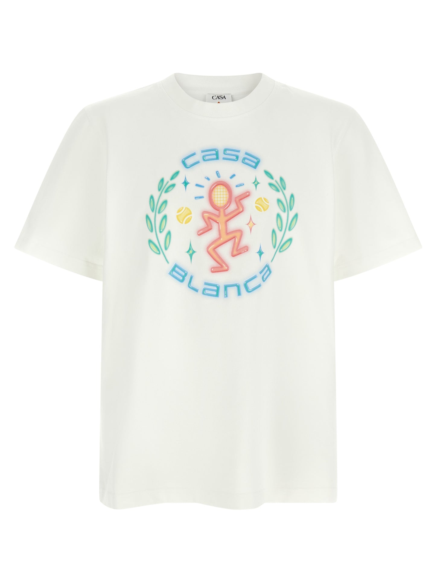 Casablanca White Organic Cotton T-Shirt