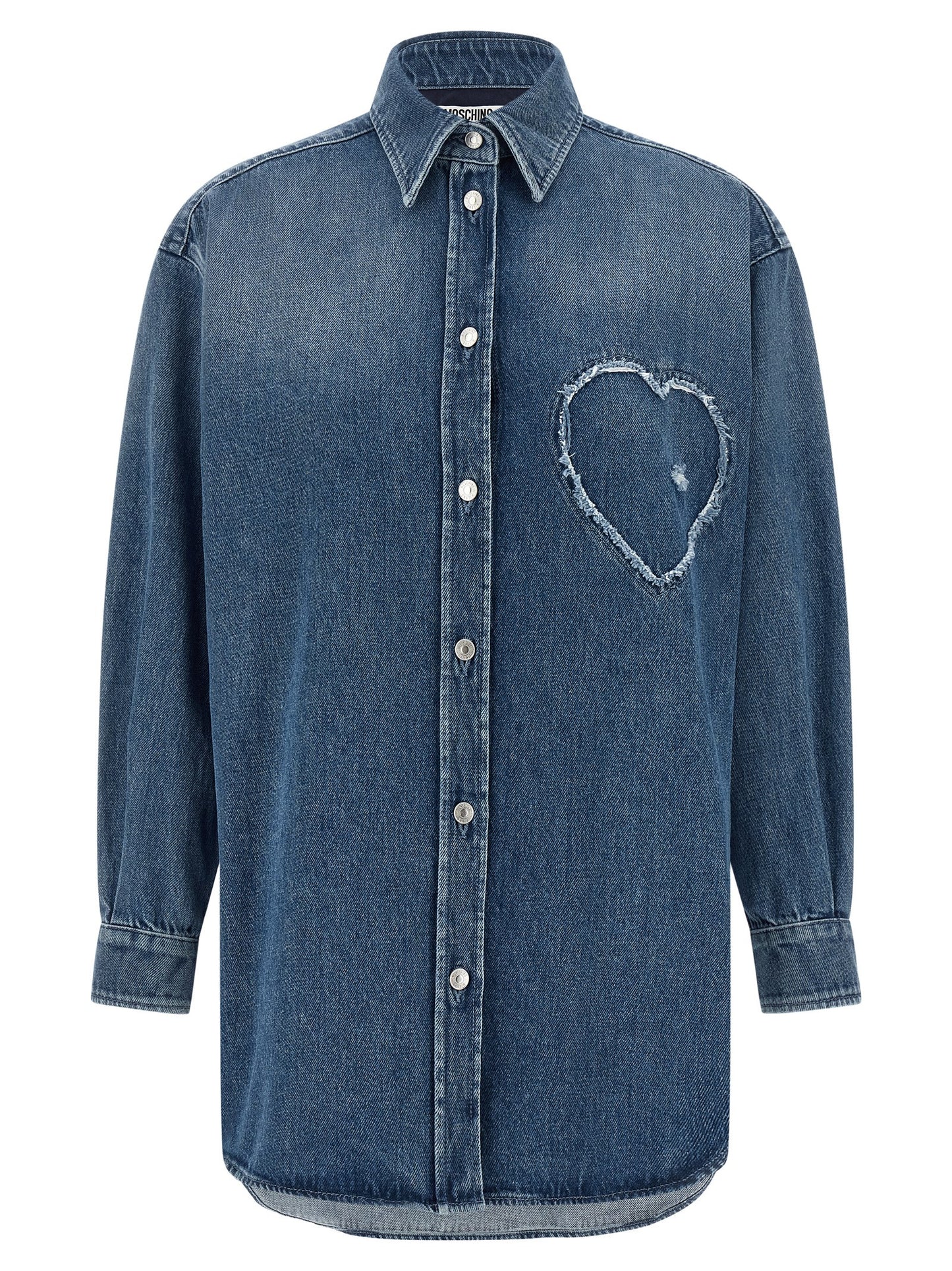 Moschino Blue Cotton Blouse