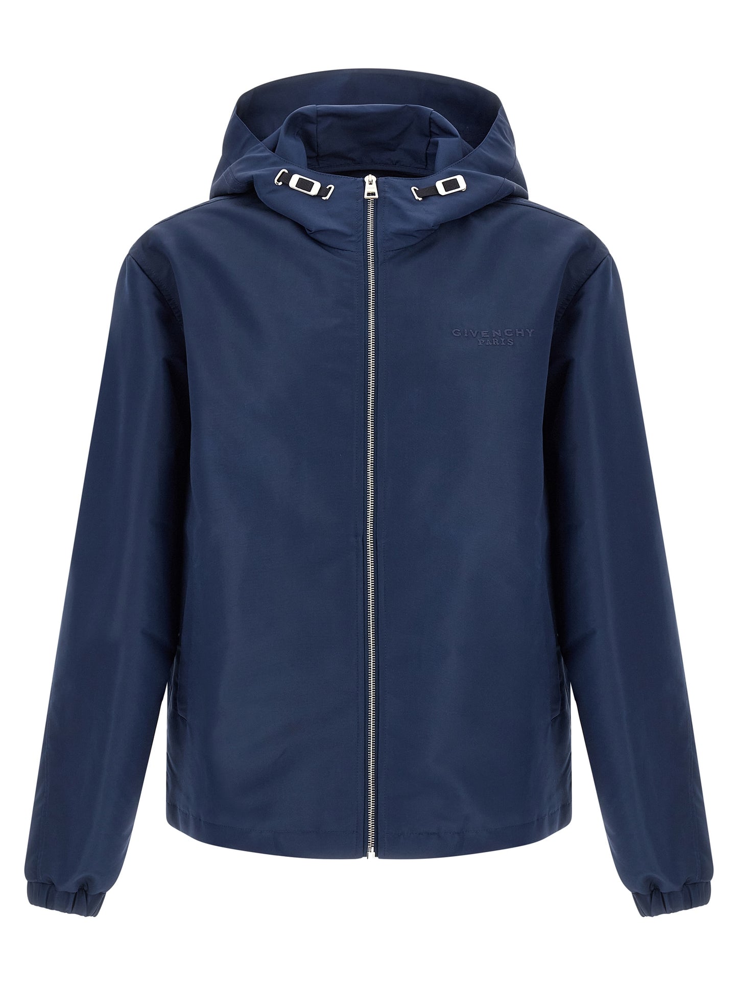 Givenchy Blue Polyester Shell Jacket