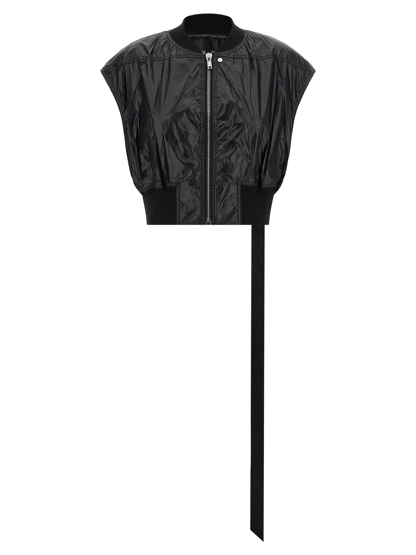 DRKSHDW Black Nylon Sleeveless Jacket