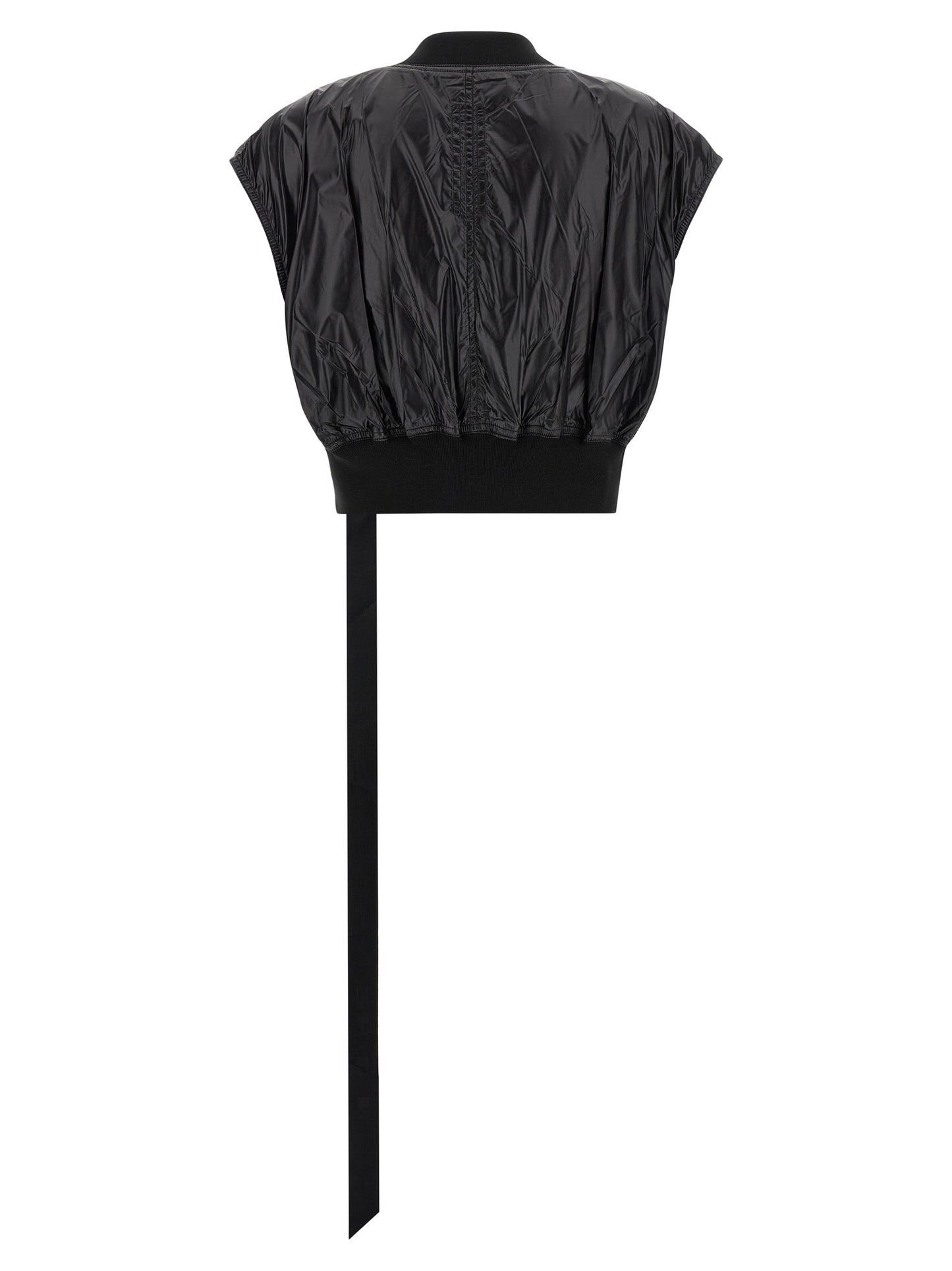 DRKSHDW Black Nylon Sleeveless Jacket