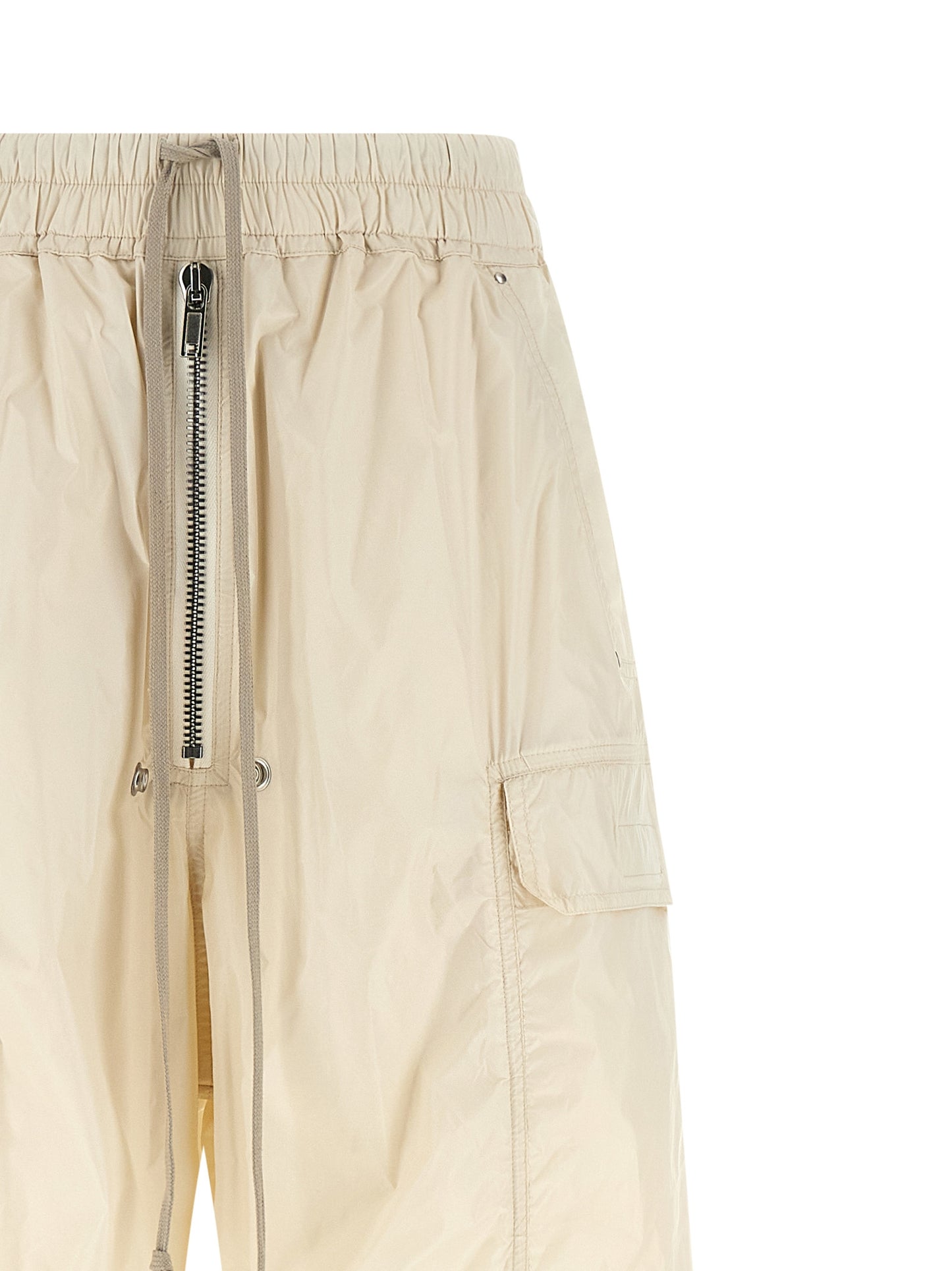 DRKSHDW Beige Nylon Cargo Pants