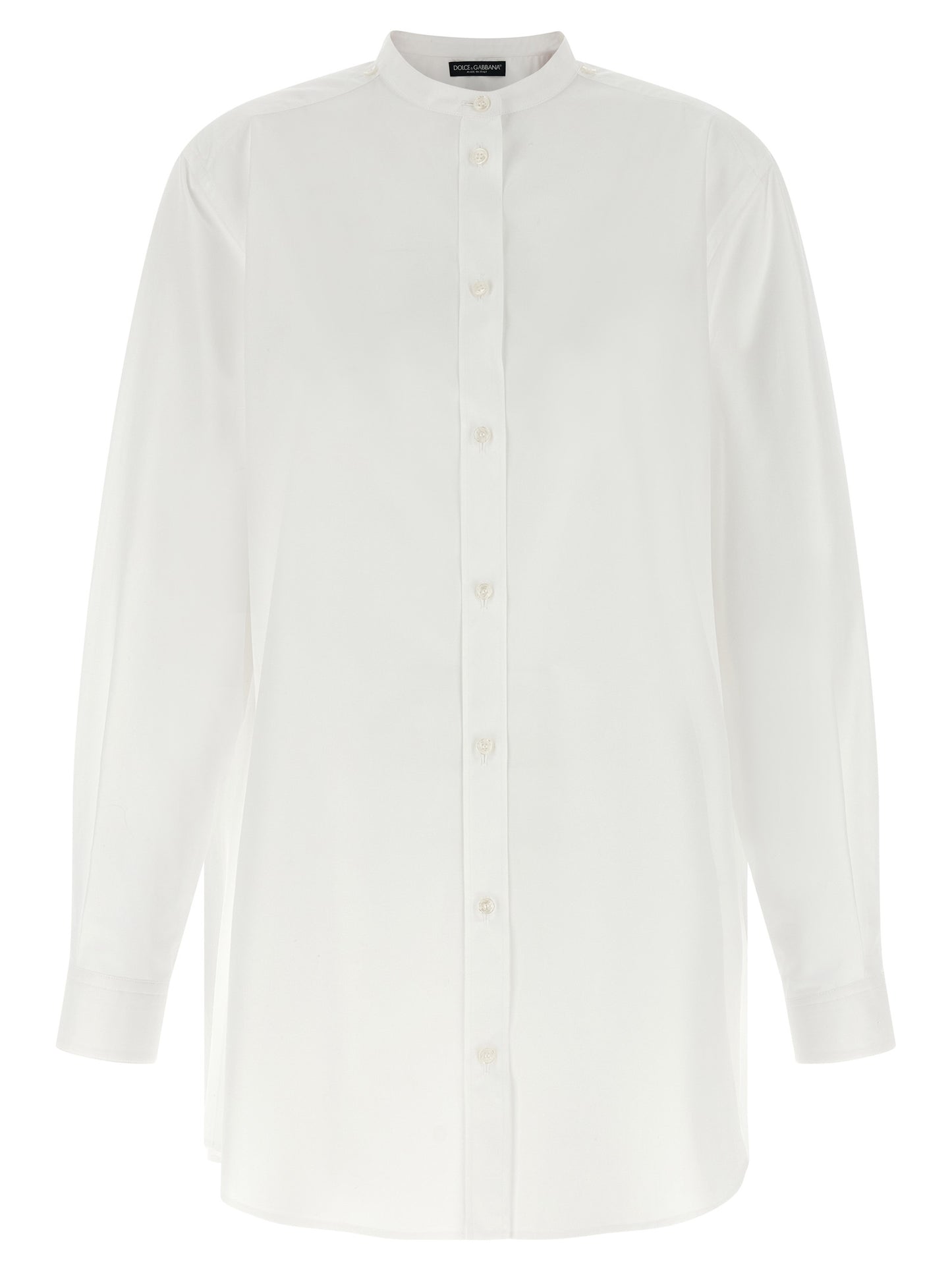 Dolce & Gabbana White Cotton Blouse
