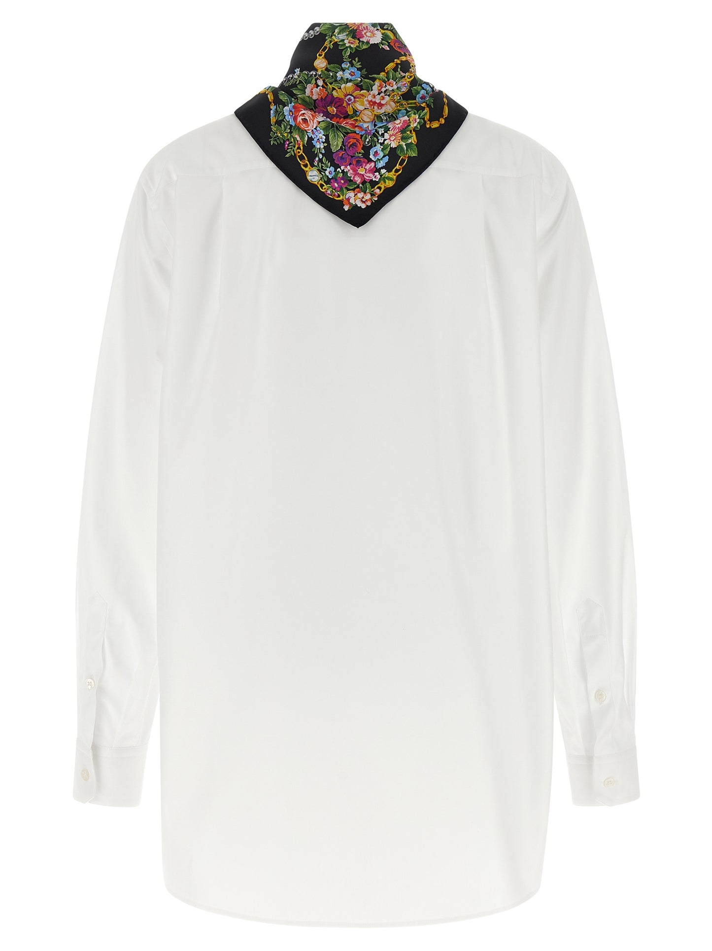 Dolce & Gabbana White Cotton Blouse