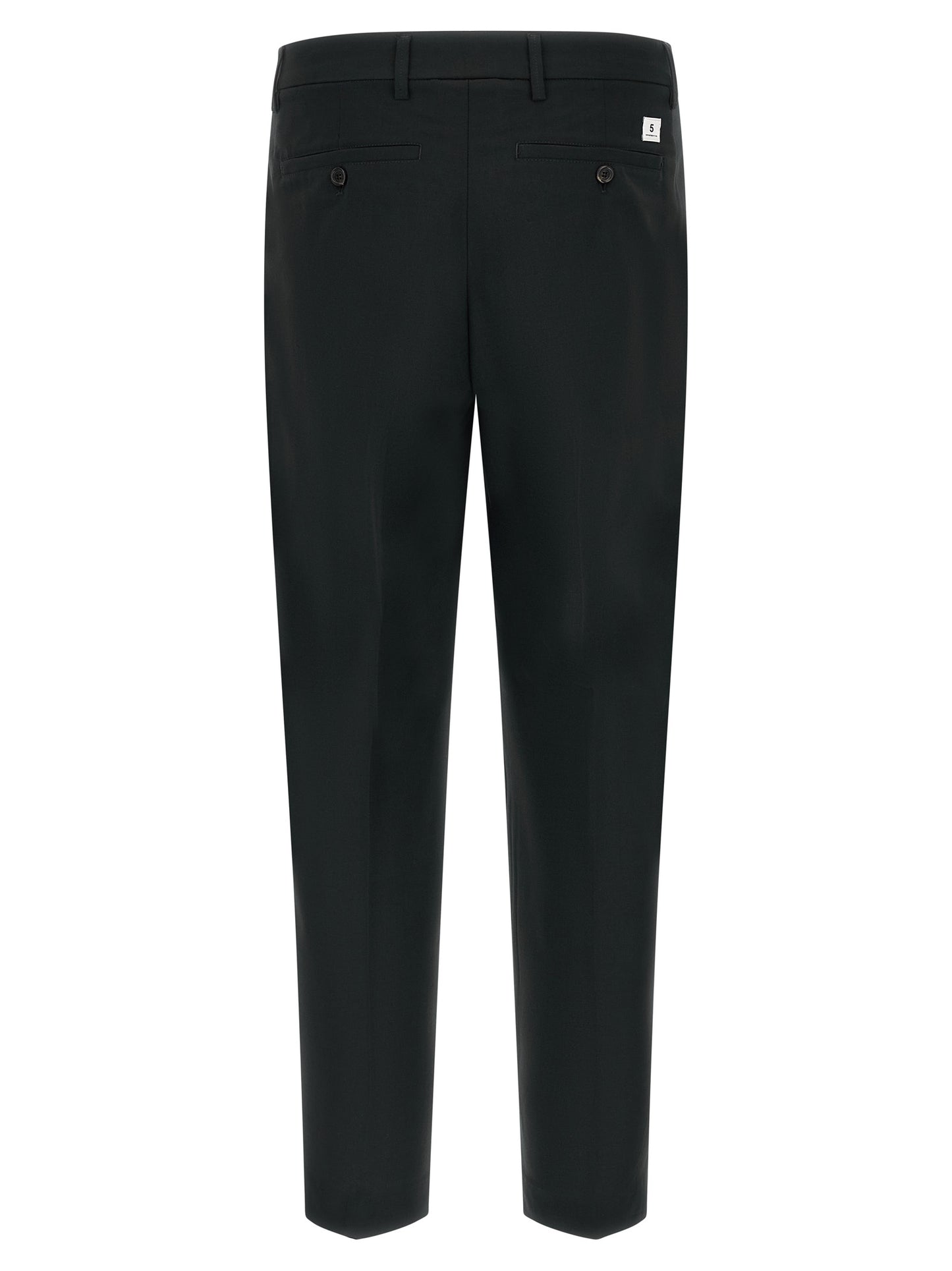 Department 5 Black Polyester Casual Pants