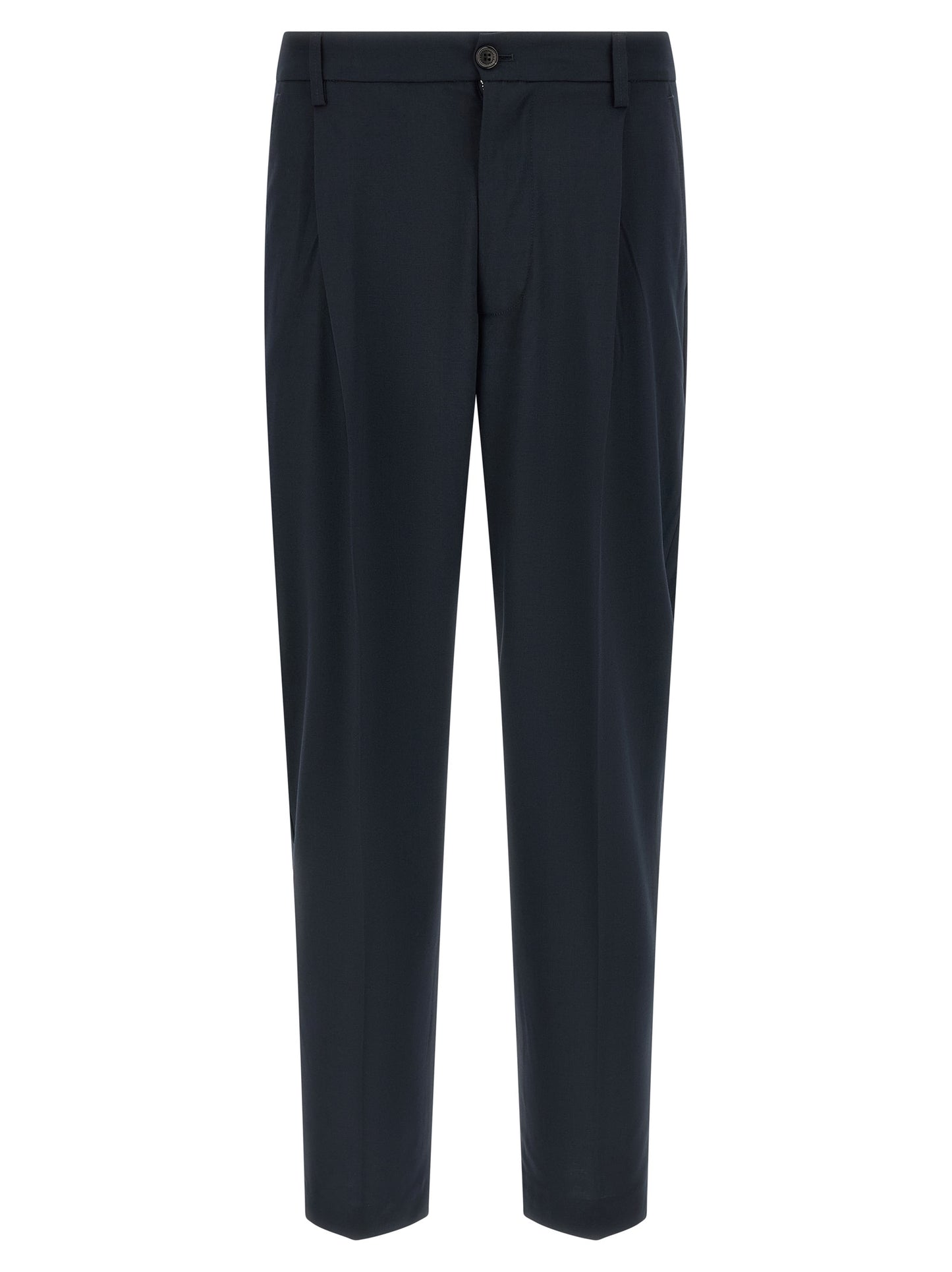 Department 5 Blue Polyester Casual Pants