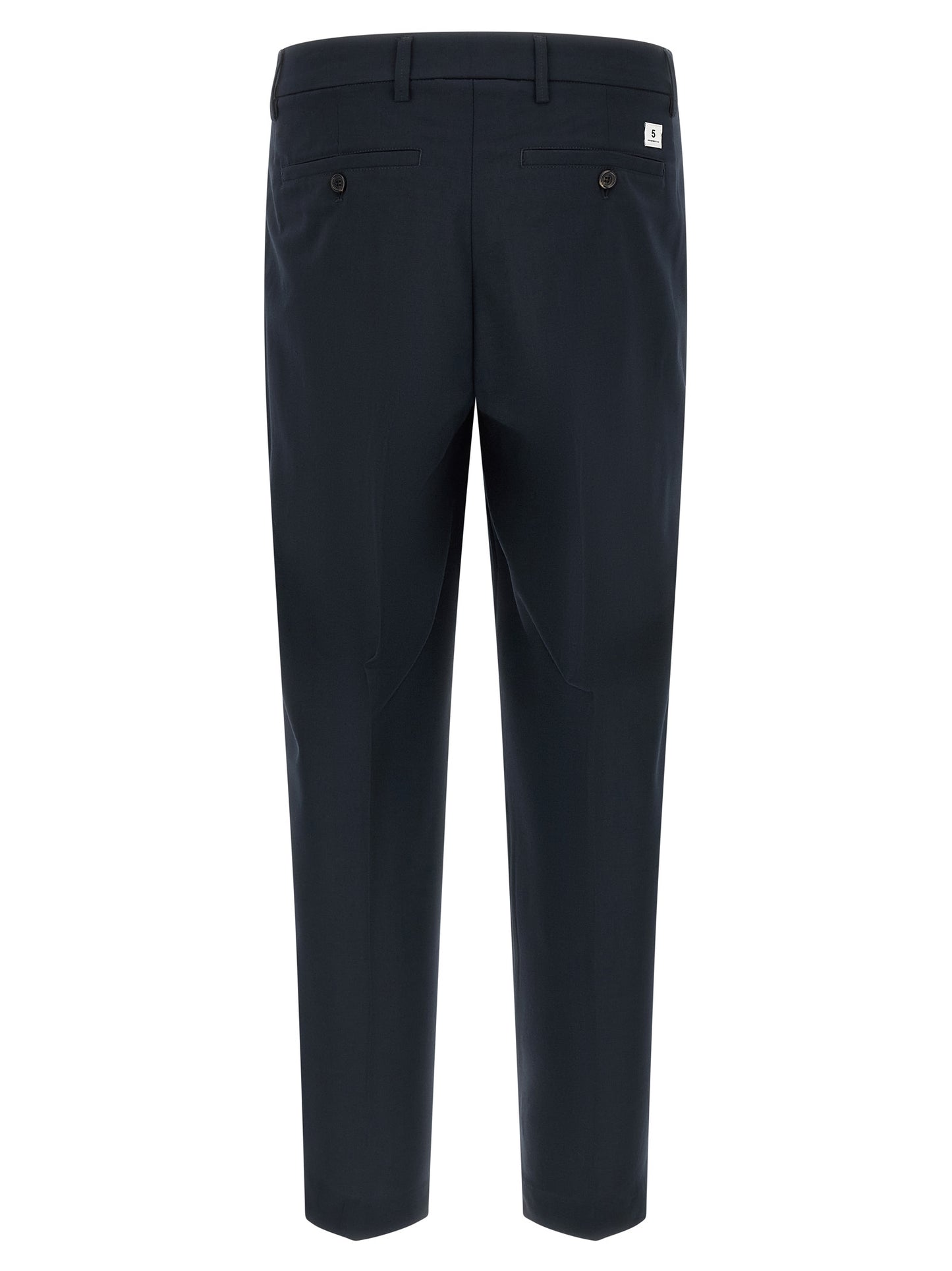 Department 5 Blue Polyester Casual Pants