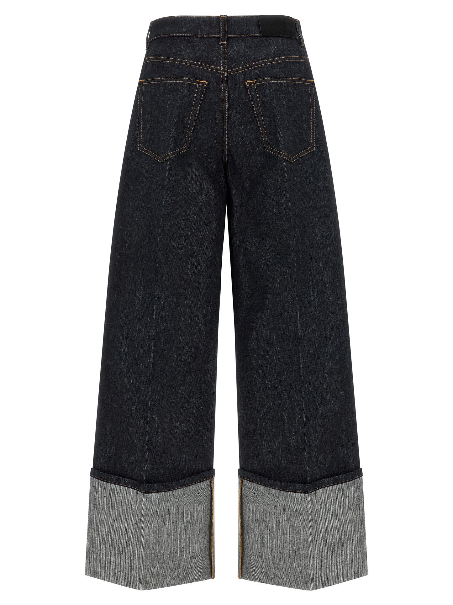 Givenchy Blue Cotton Flared Jeans