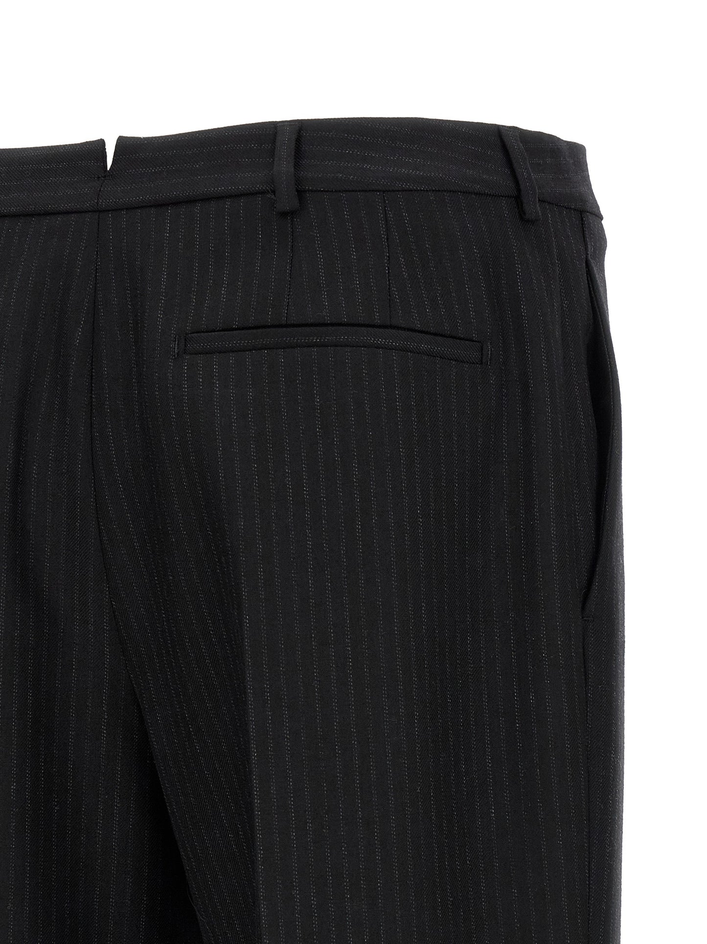 Saint Laurent Black Wool Dress Pants