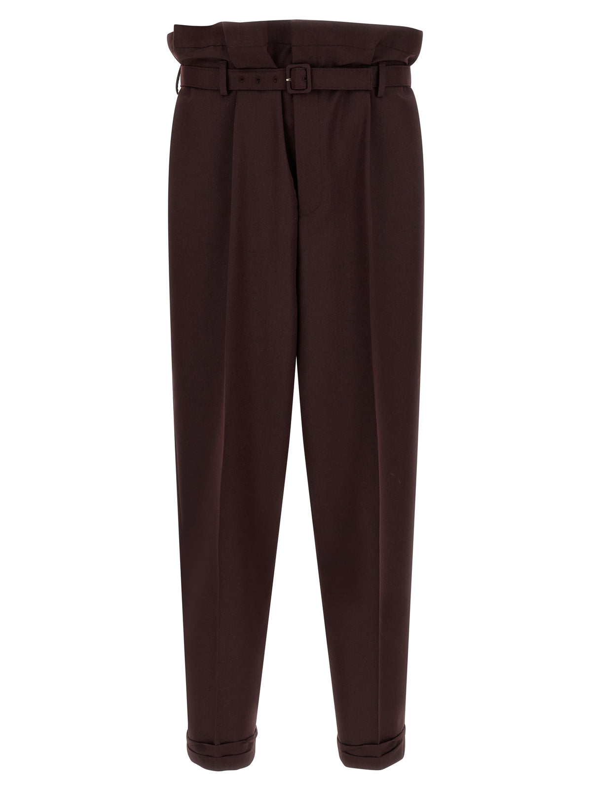 Saint Laurent Purple Wool Casual Pants