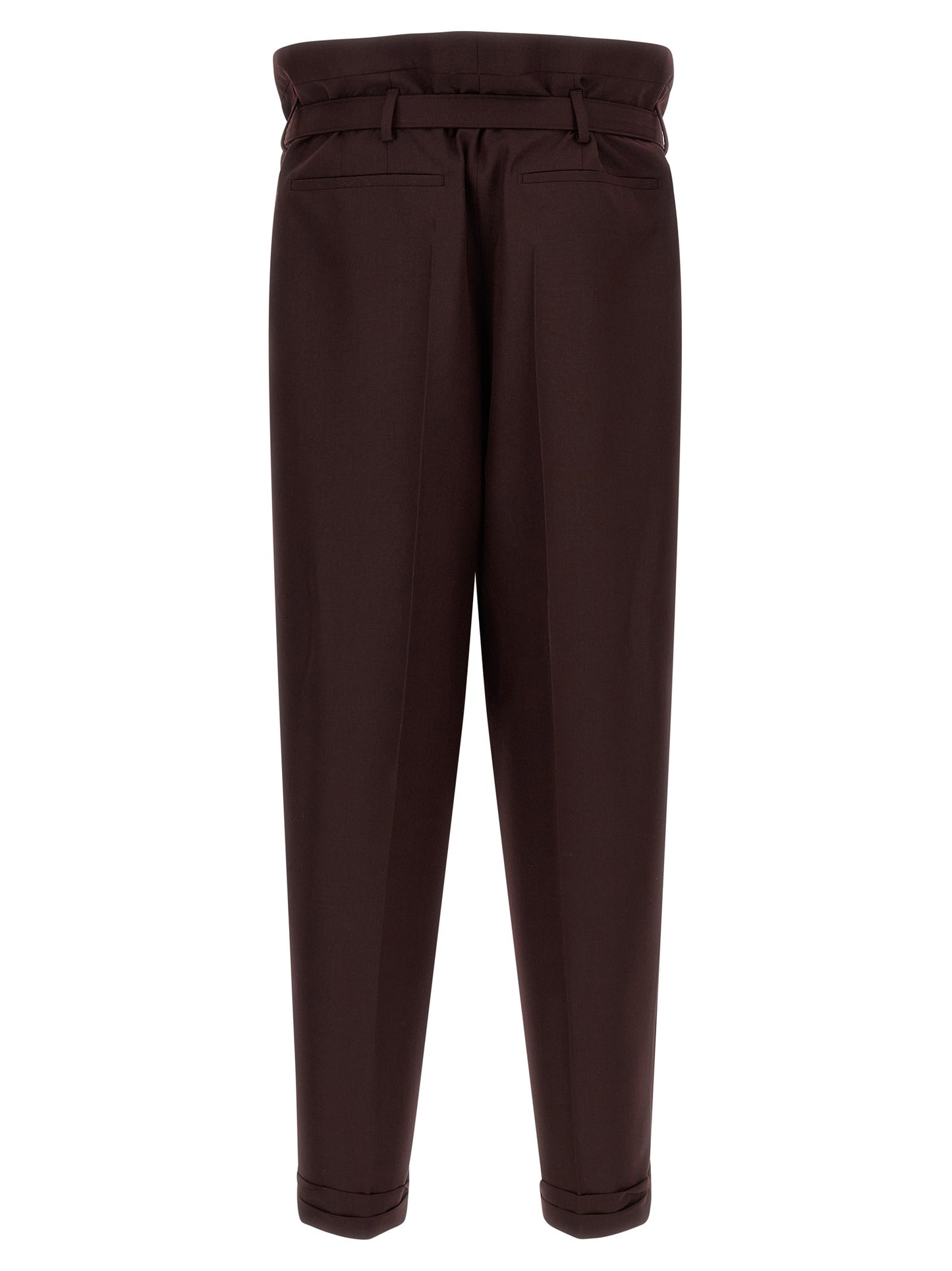 Saint Laurent Purple Wool Casual Pants