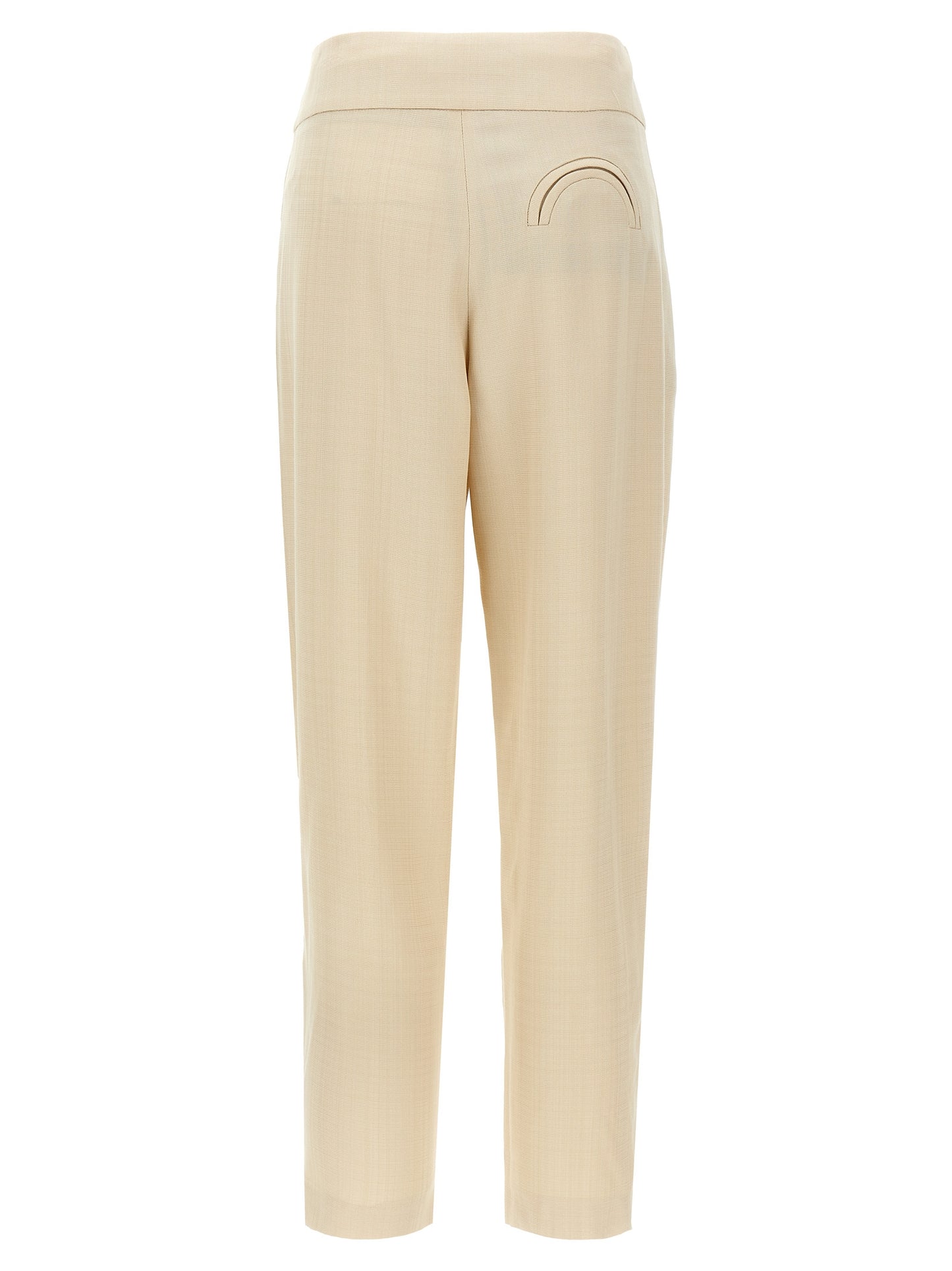 Blazé Milano Beige Viscose Dress Pants