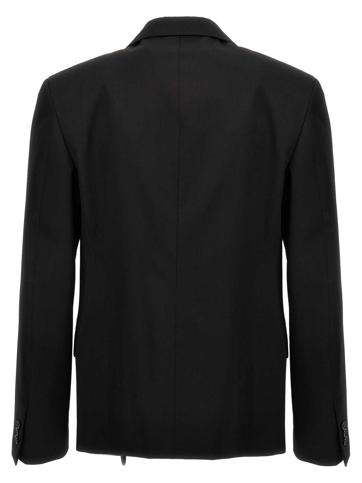 Off-White Black Wool Blazer
