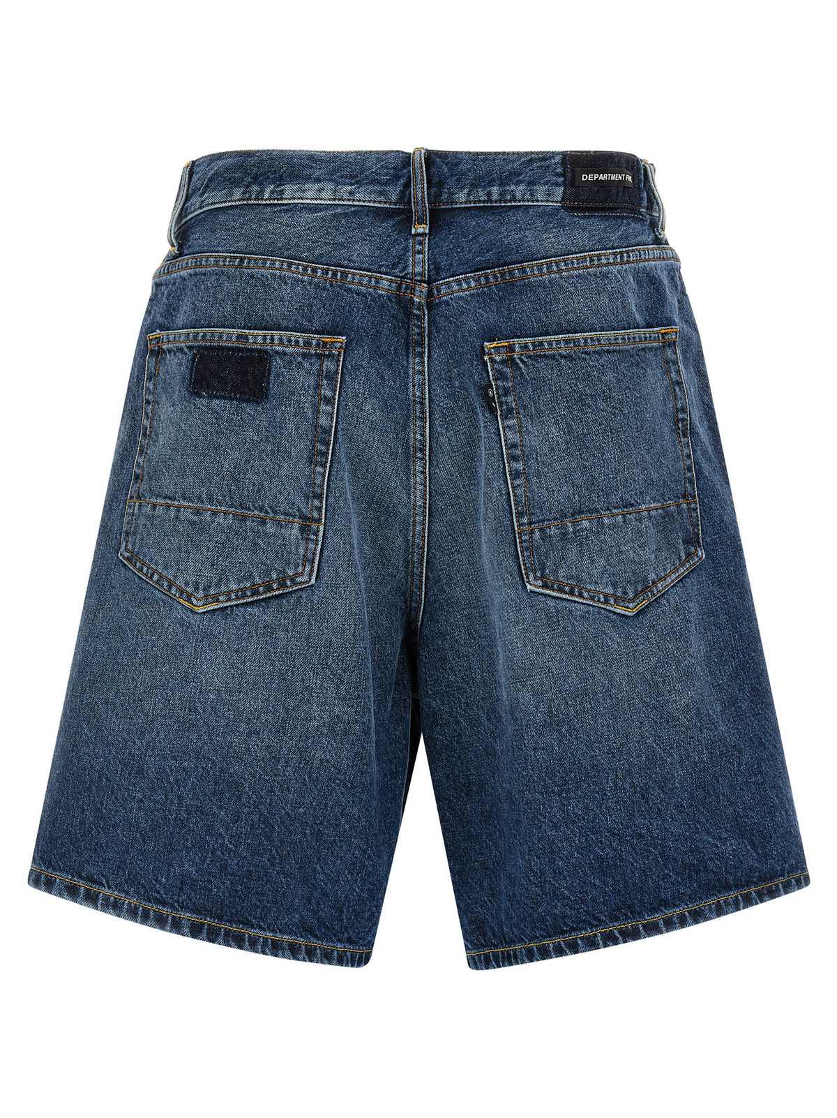 Department 5 Blue Cotton Bermuda Shorts