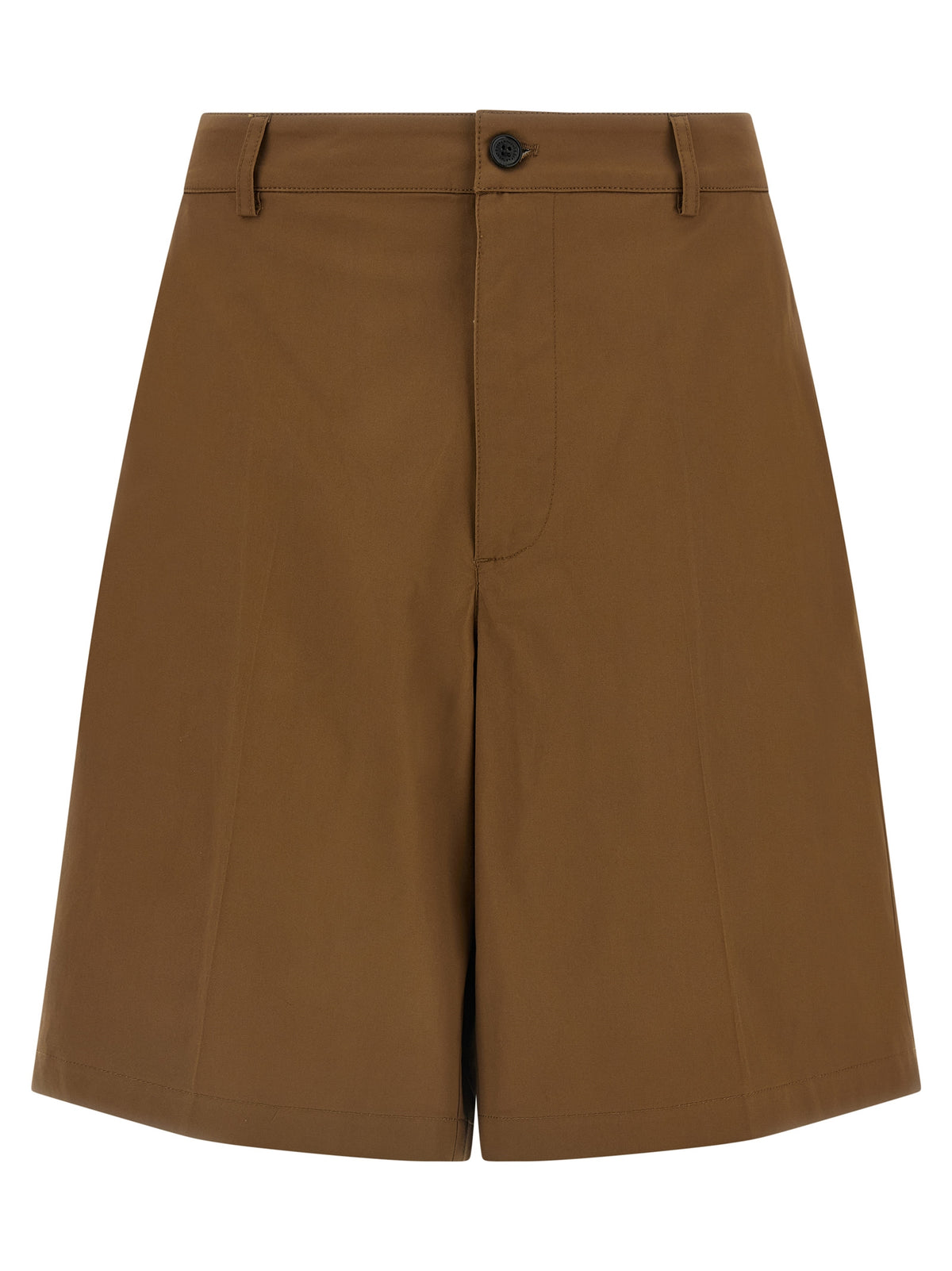 Department 5 Brown Cotton Bermuda Shorts