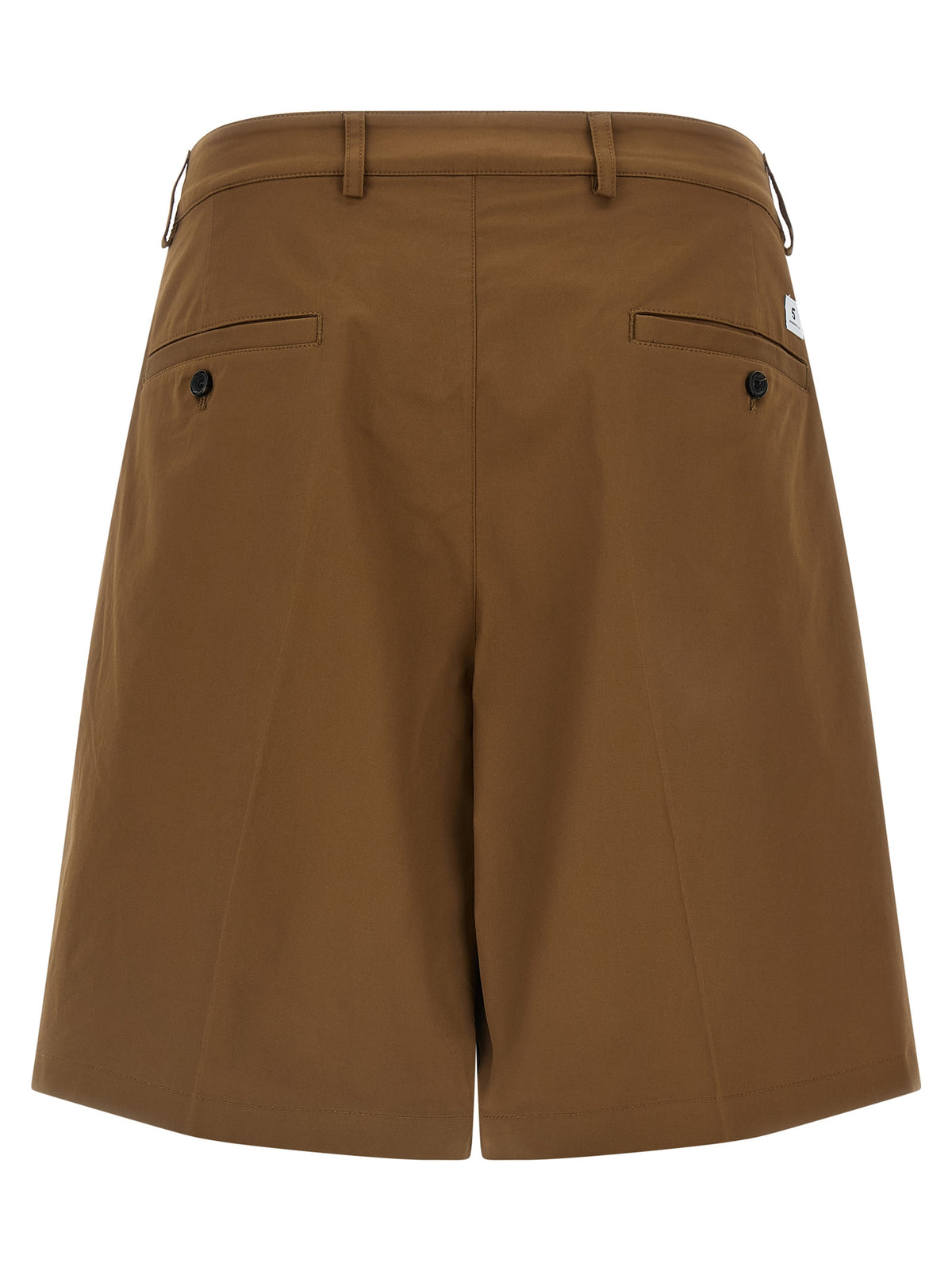 Department 5 Brown Cotton Bermuda Shorts