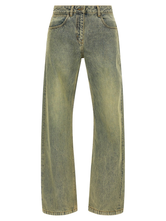 Entire Studios Multicolor Cotton Straight-Leg Jeans
