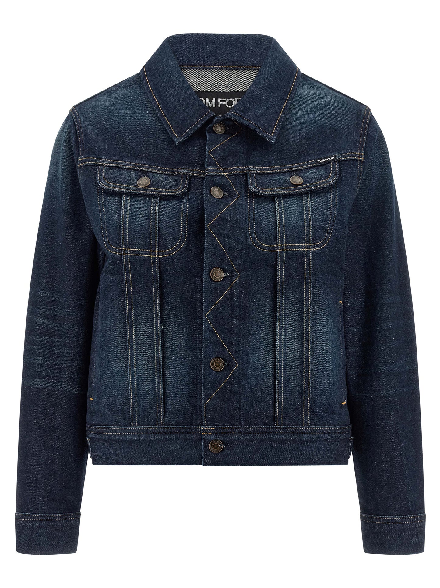 Tom Ford Blue Cotton Denim Jacket