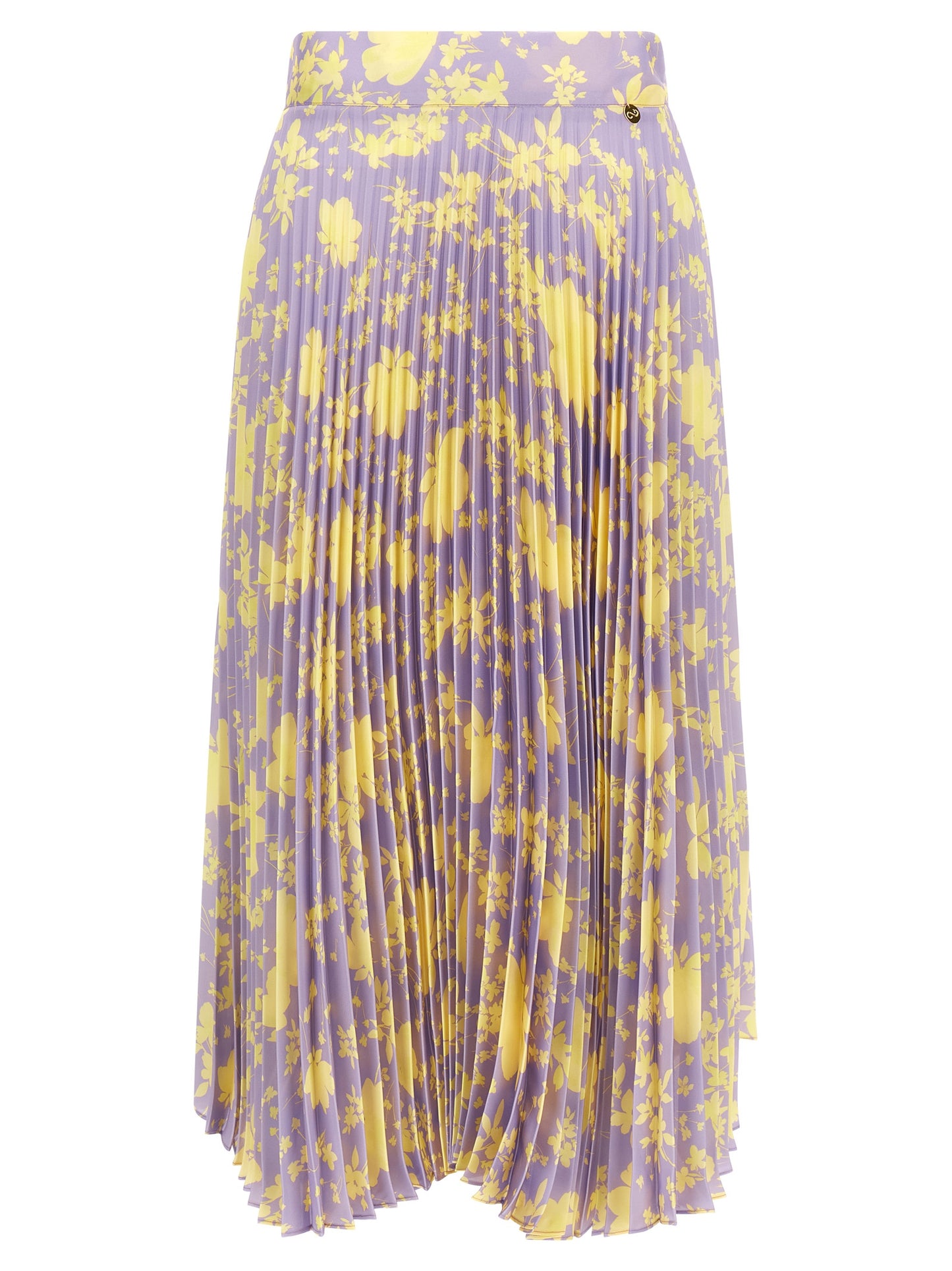 CATALINA Purple Recycled Polyester Midi Skirt