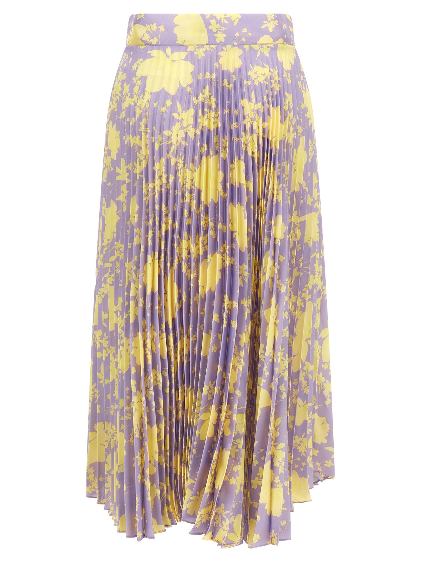 CATALINA Purple Recycled Polyester Midi Skirt