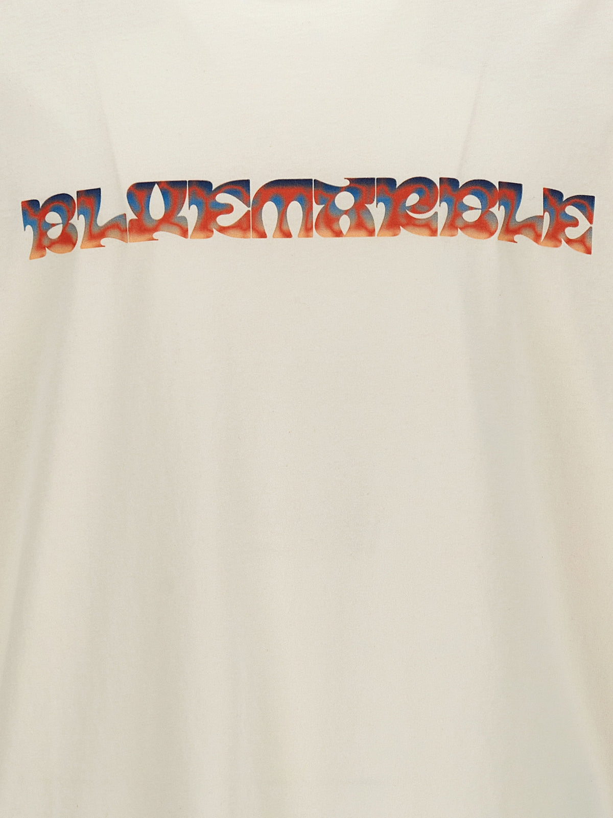 Bluemarble White Cotton T-Shirt