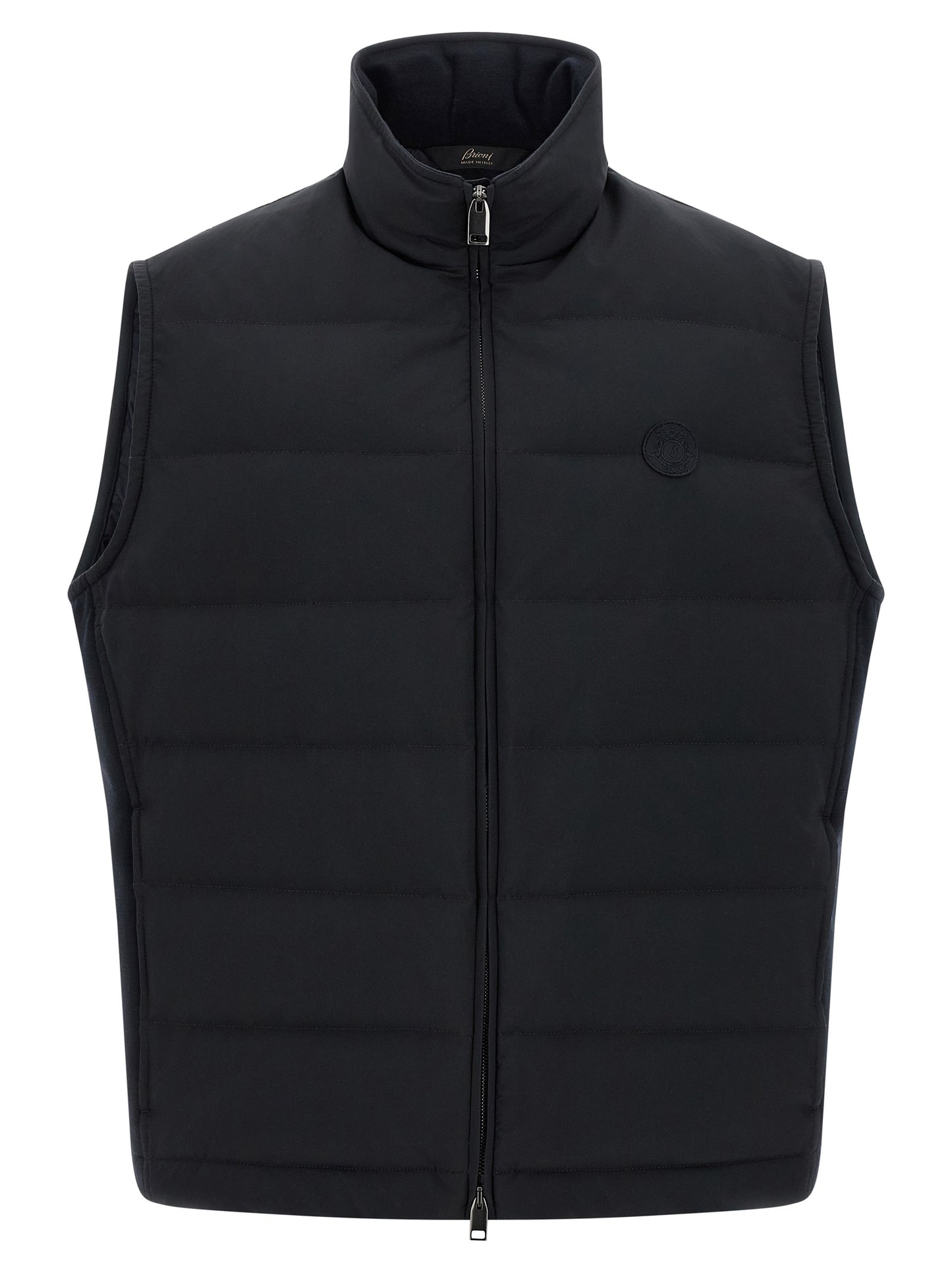 Brioni Blue Polyester Sleeveless Jacket