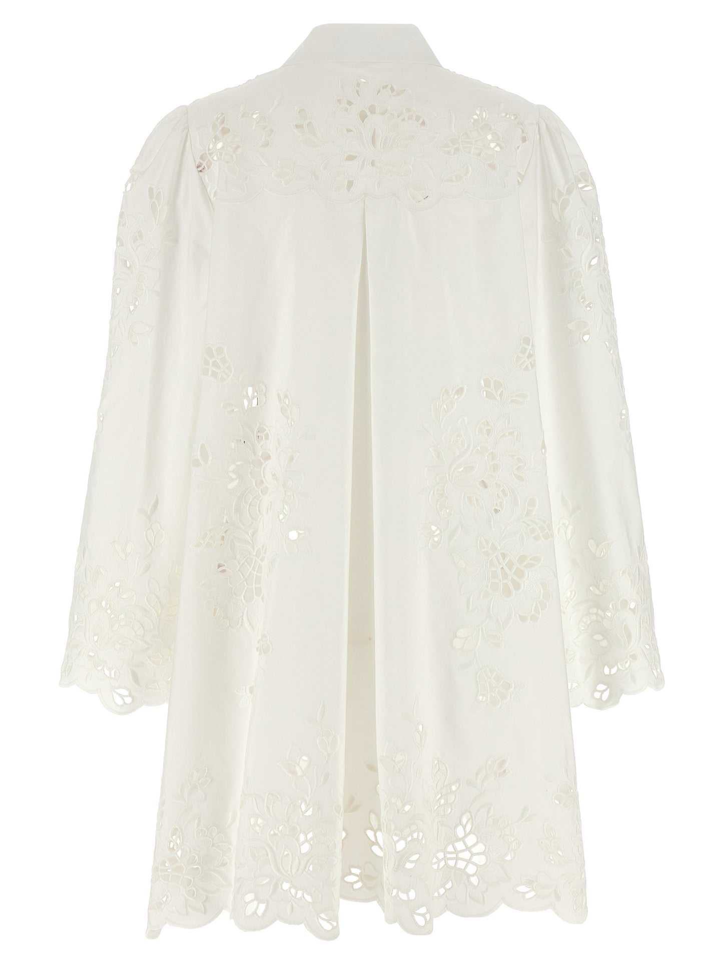 Dolce & Gabbana White Cotton Short Dress