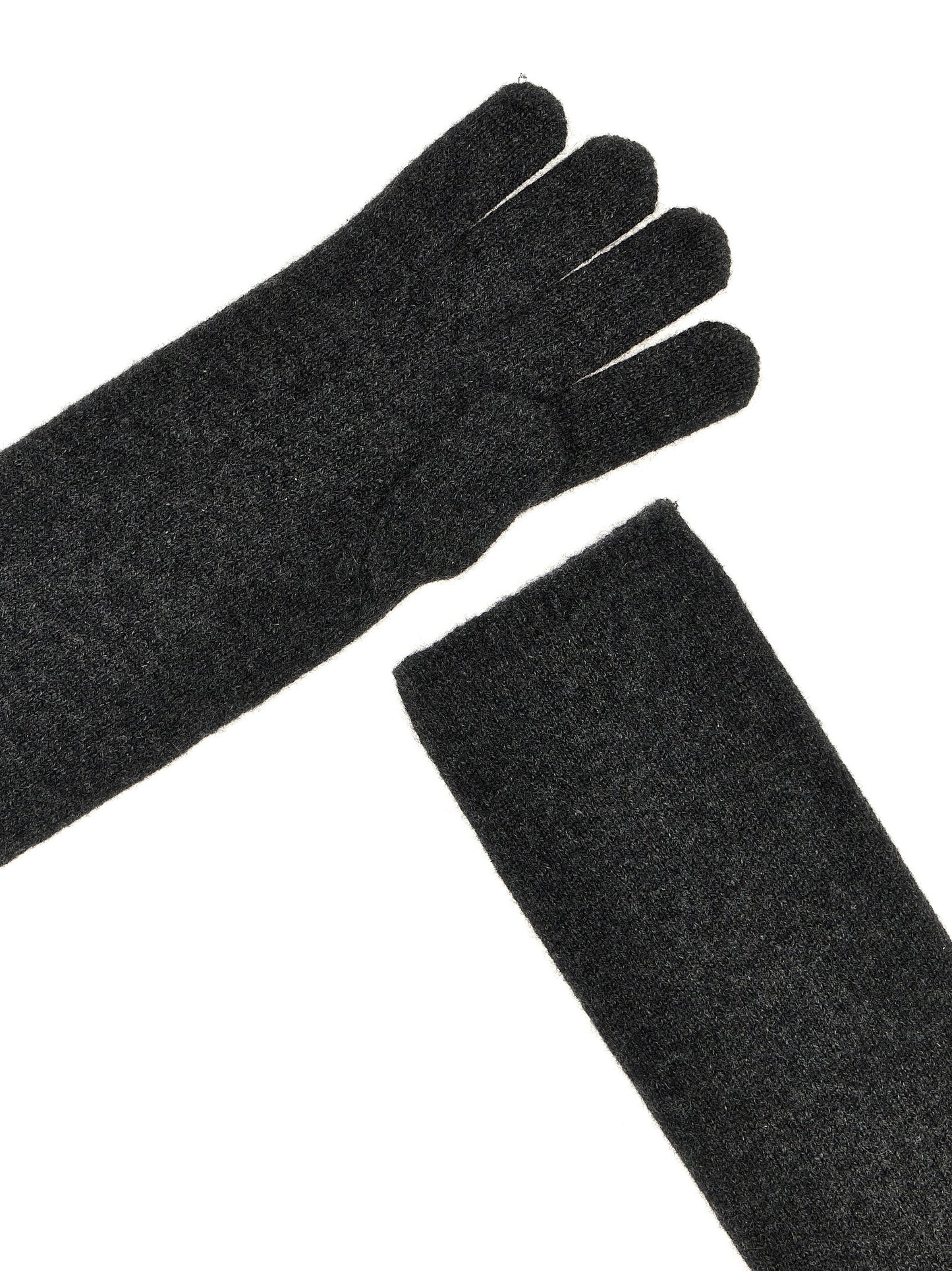 Max Mara Gray Cashmere Gloves