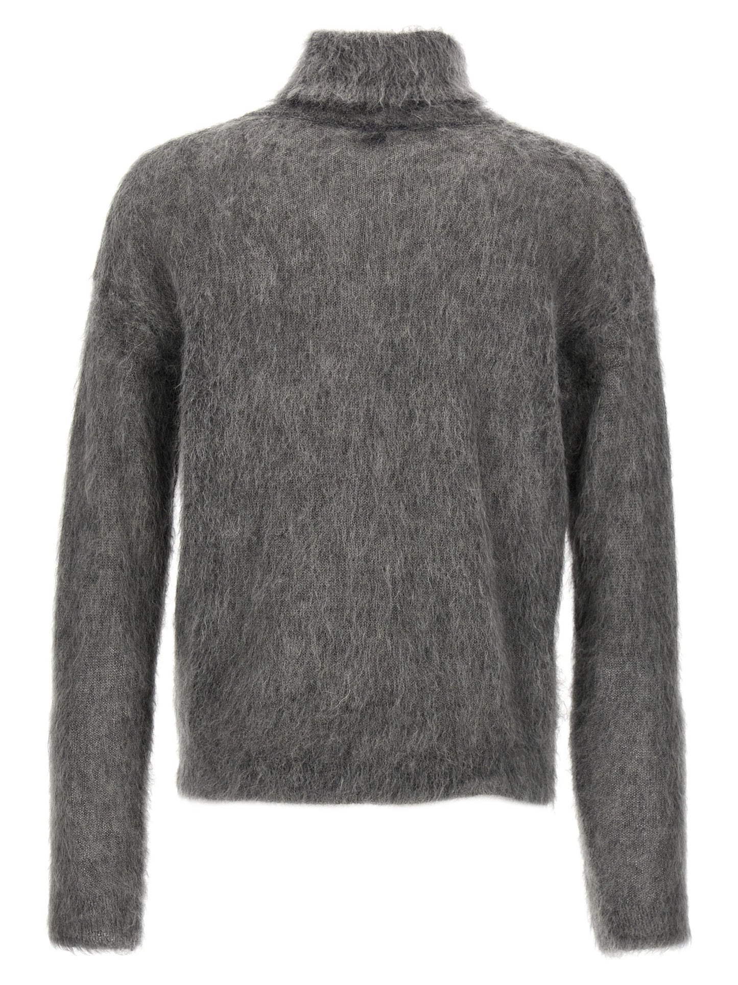 Saint Laurent Gray Wool Cardigan