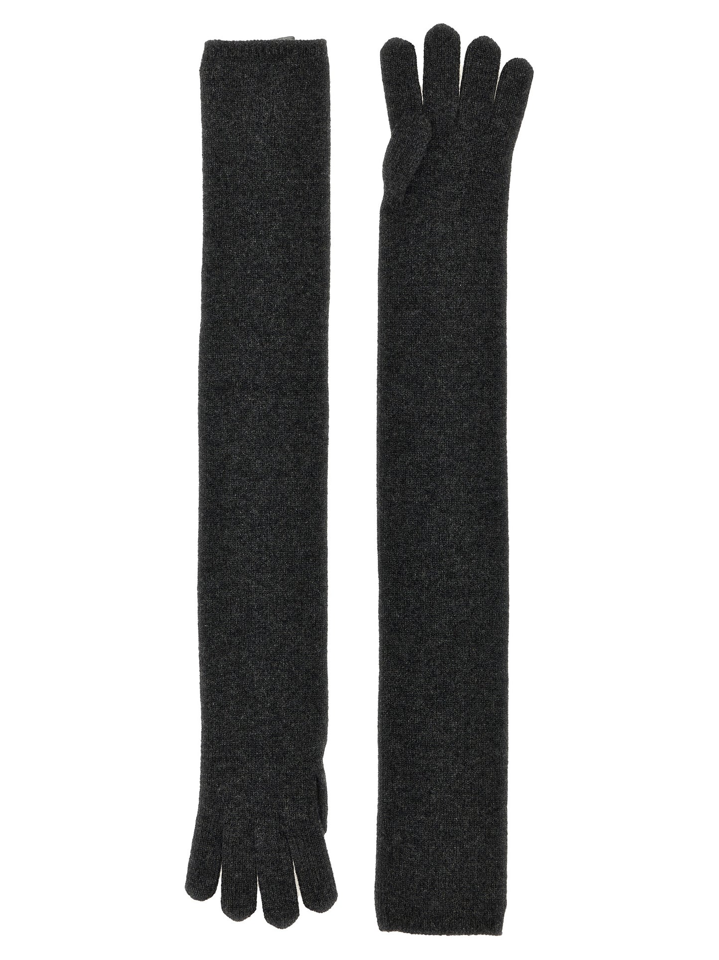 Max Mara Gray Cashmere Gloves