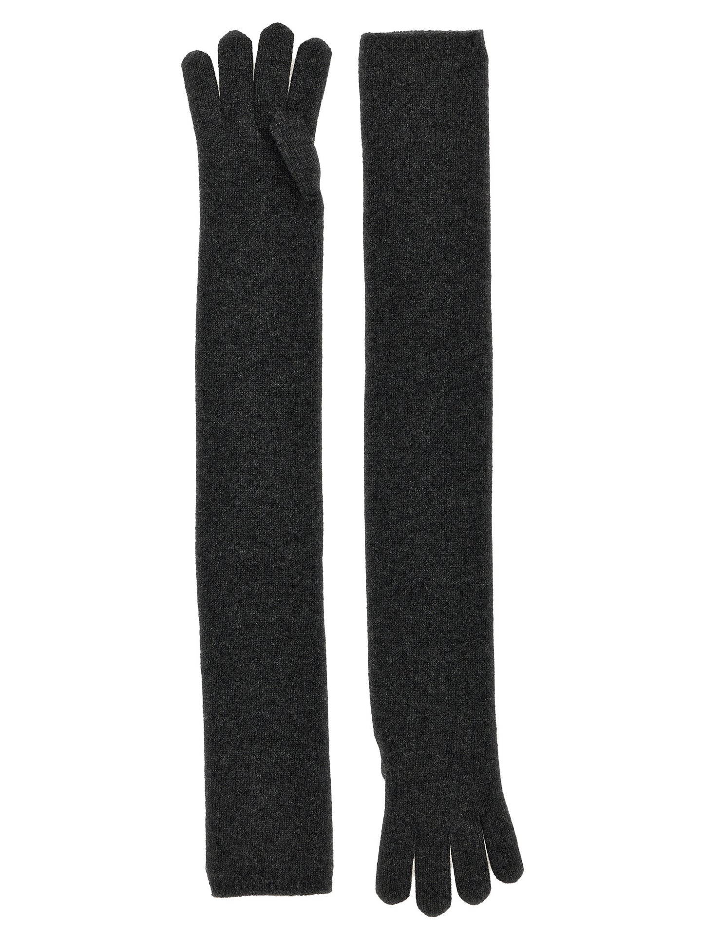 Max Mara Gray Cashmere Gloves