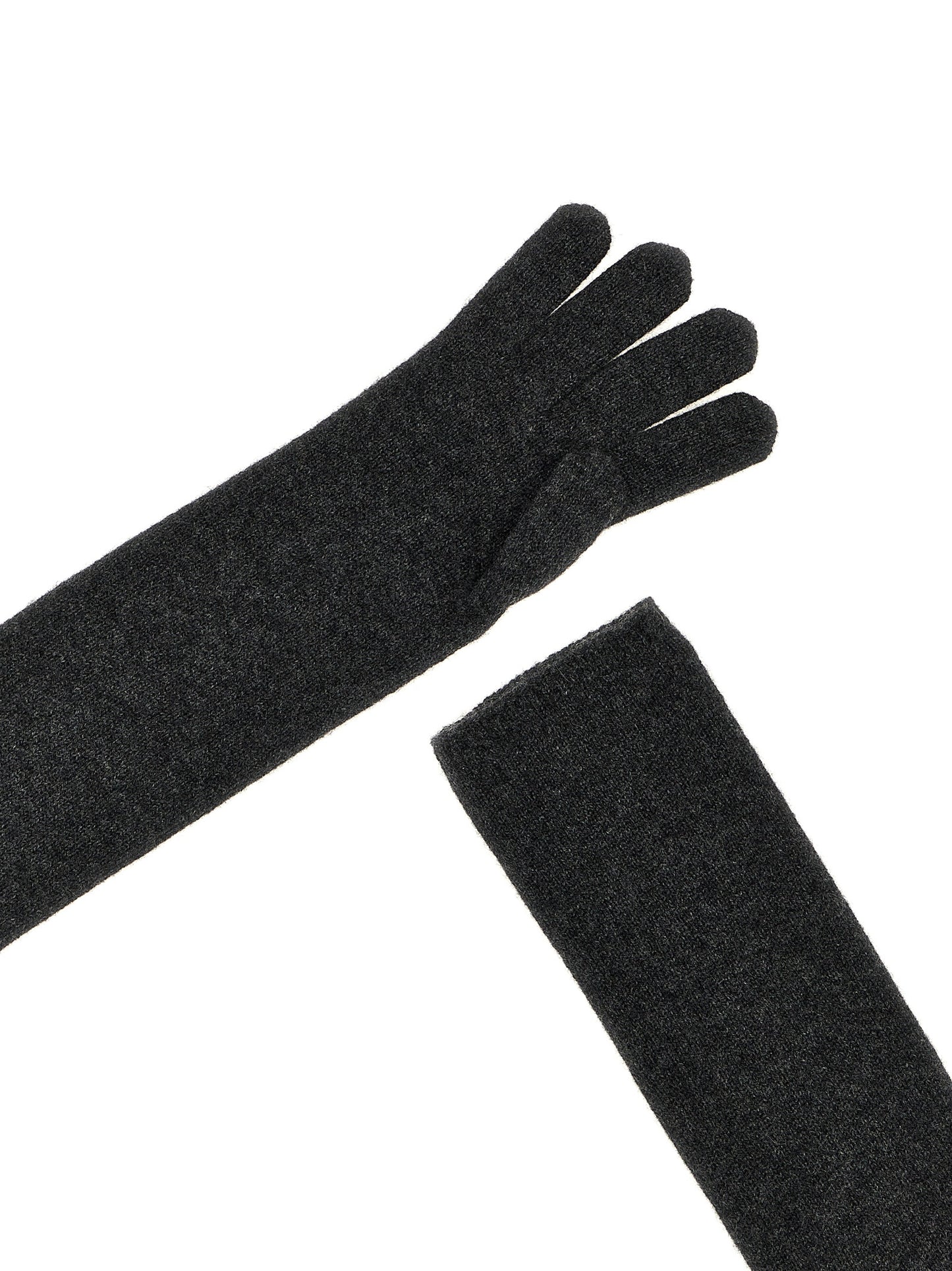 Max Mara Gray Cashmere Gloves