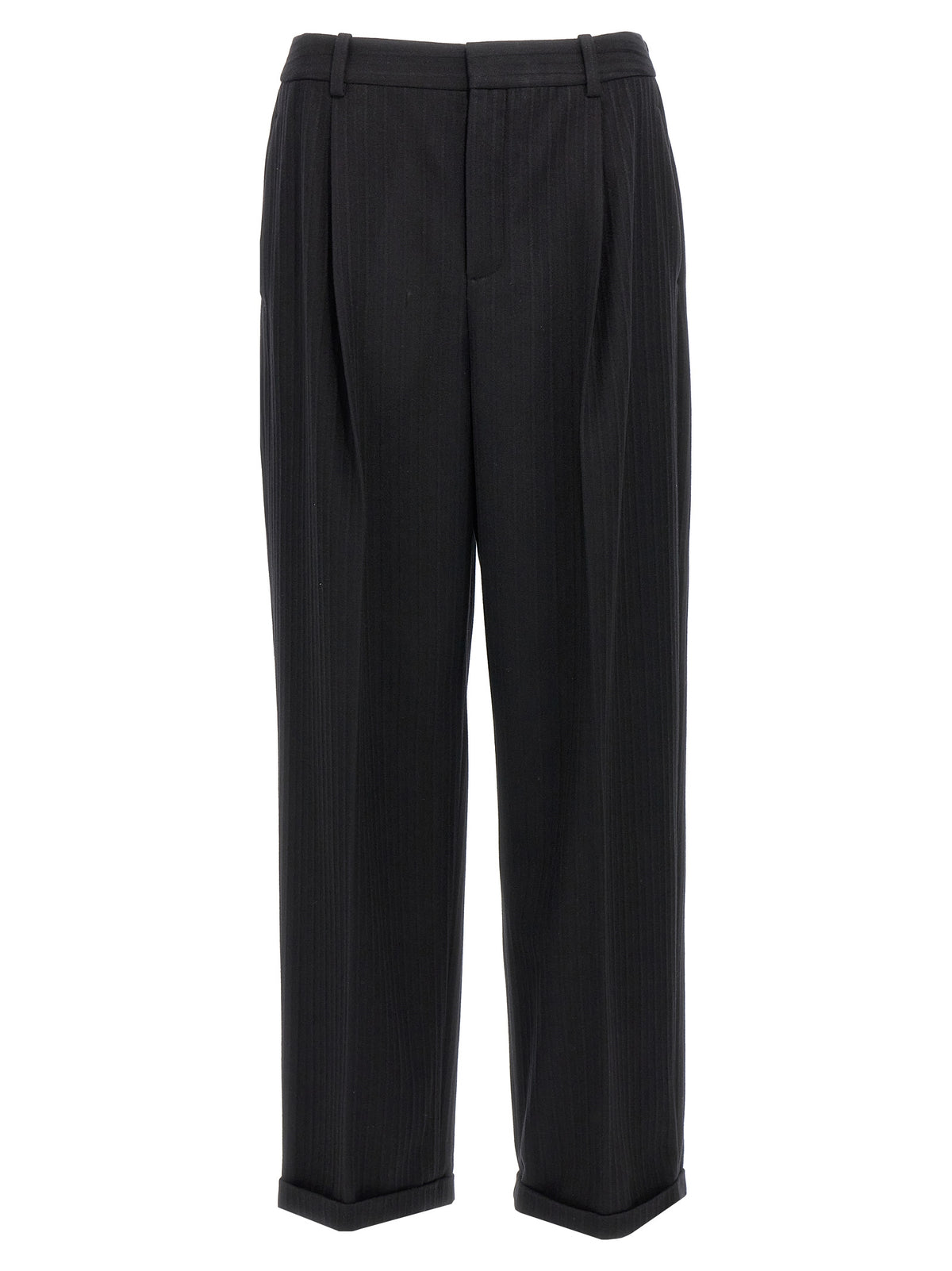 Saint Laurent Black Wool Dress Pants