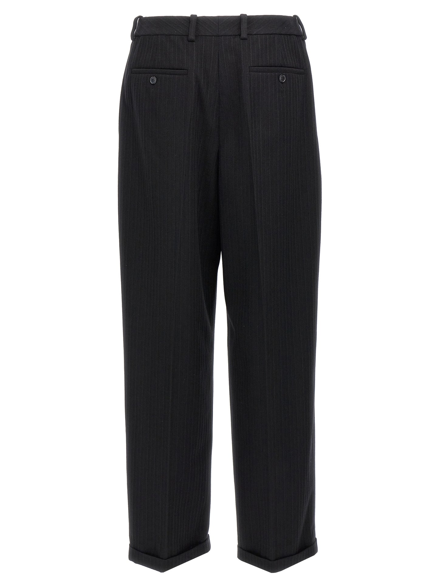 Saint Laurent Black Wool Dress Pants