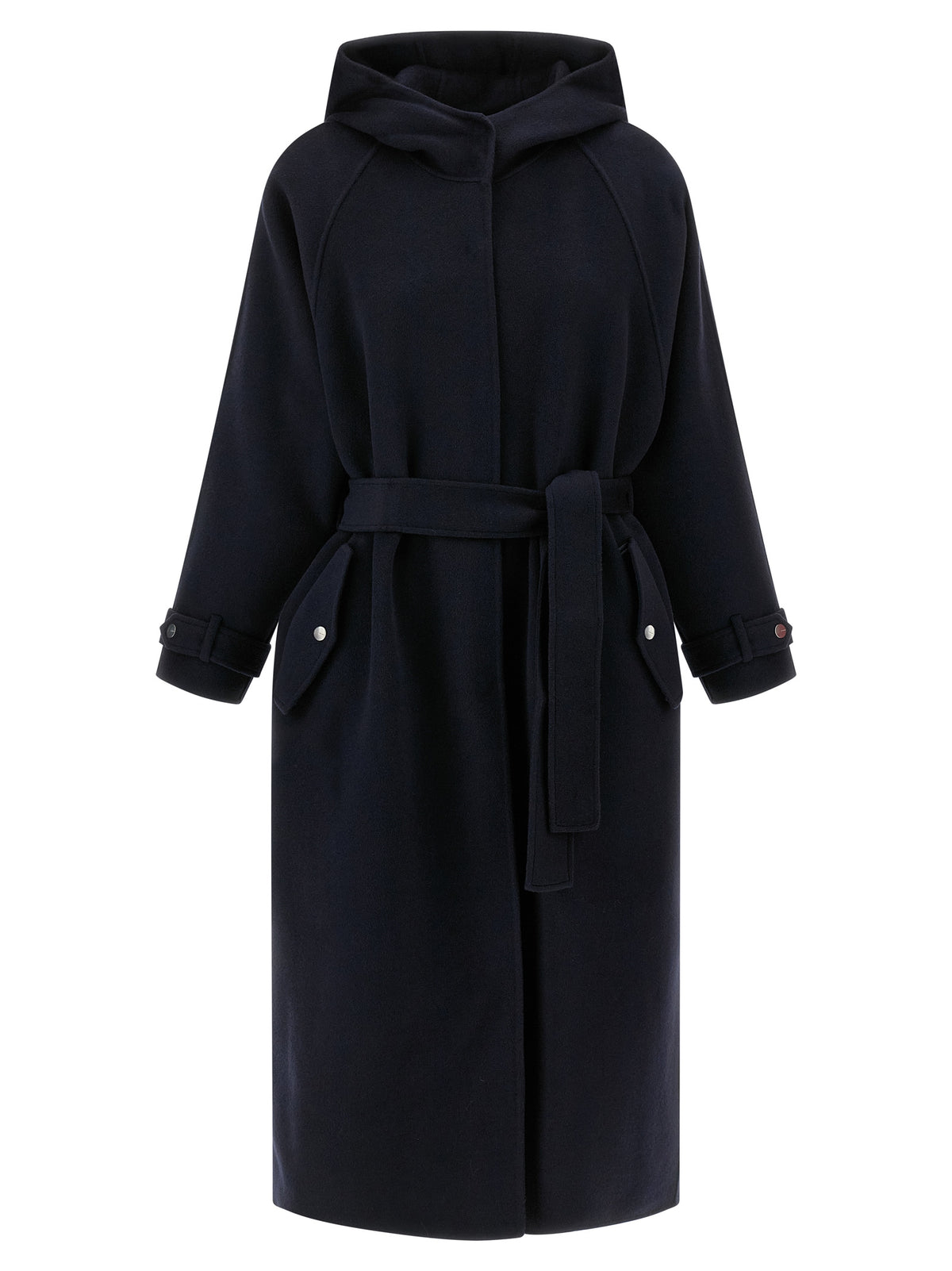 PINKO Blue Polyamide Coat