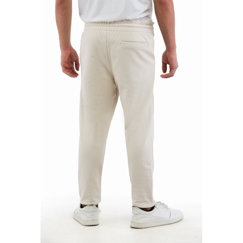 Bikkembergs Beige Cotton Joggers (Workout Pants)