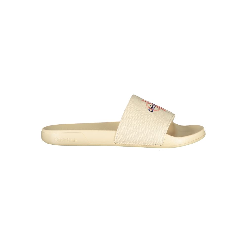 Calvin Klein Beige Polyester Women Shoe