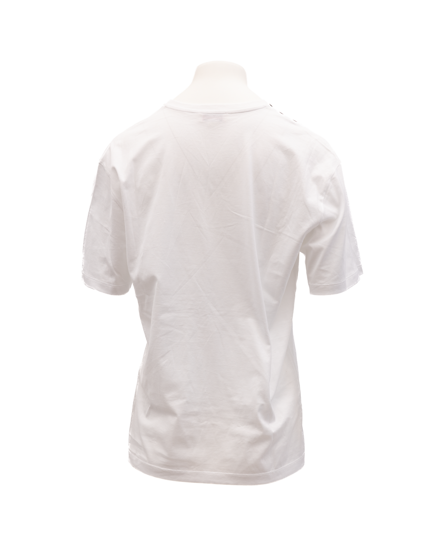 Alexander McQueen White Cotton Printed T-shirt