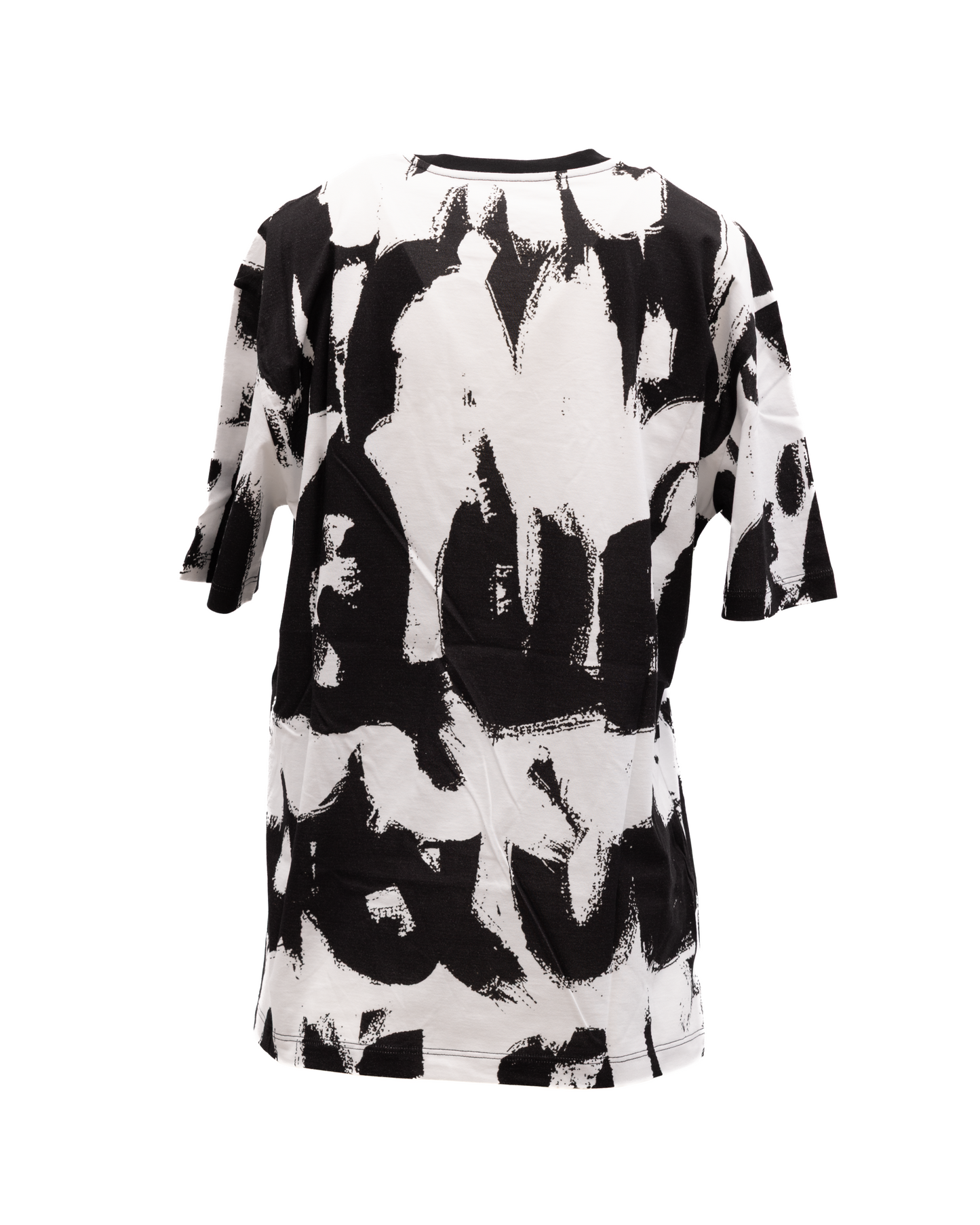 Alexander McQueen Black and White Cotton T-shirt
