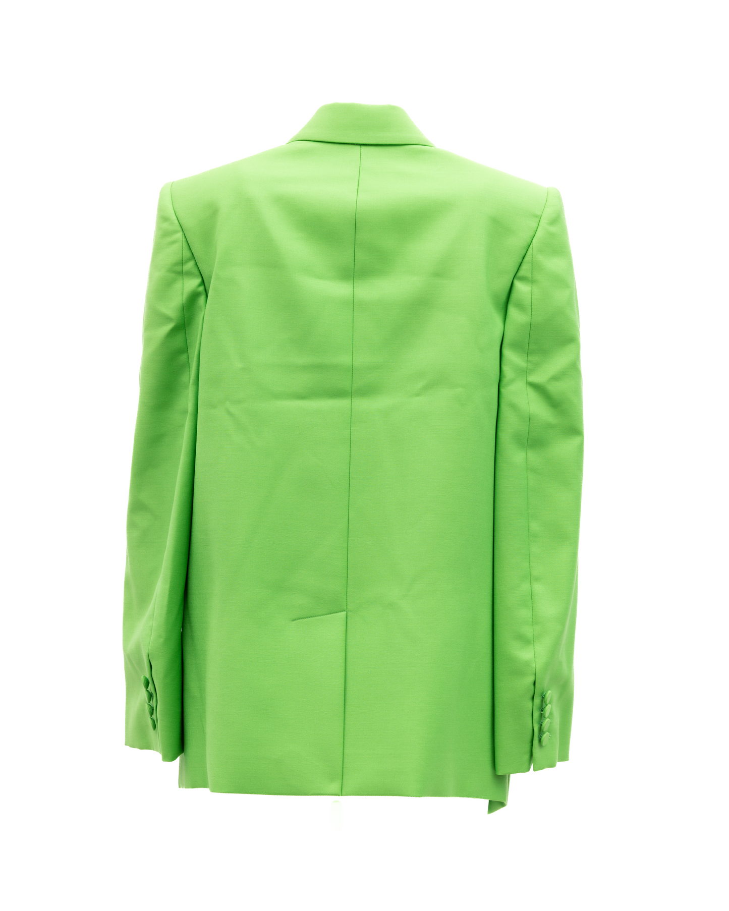 Alexander McQueen Green Women Wool Blazer