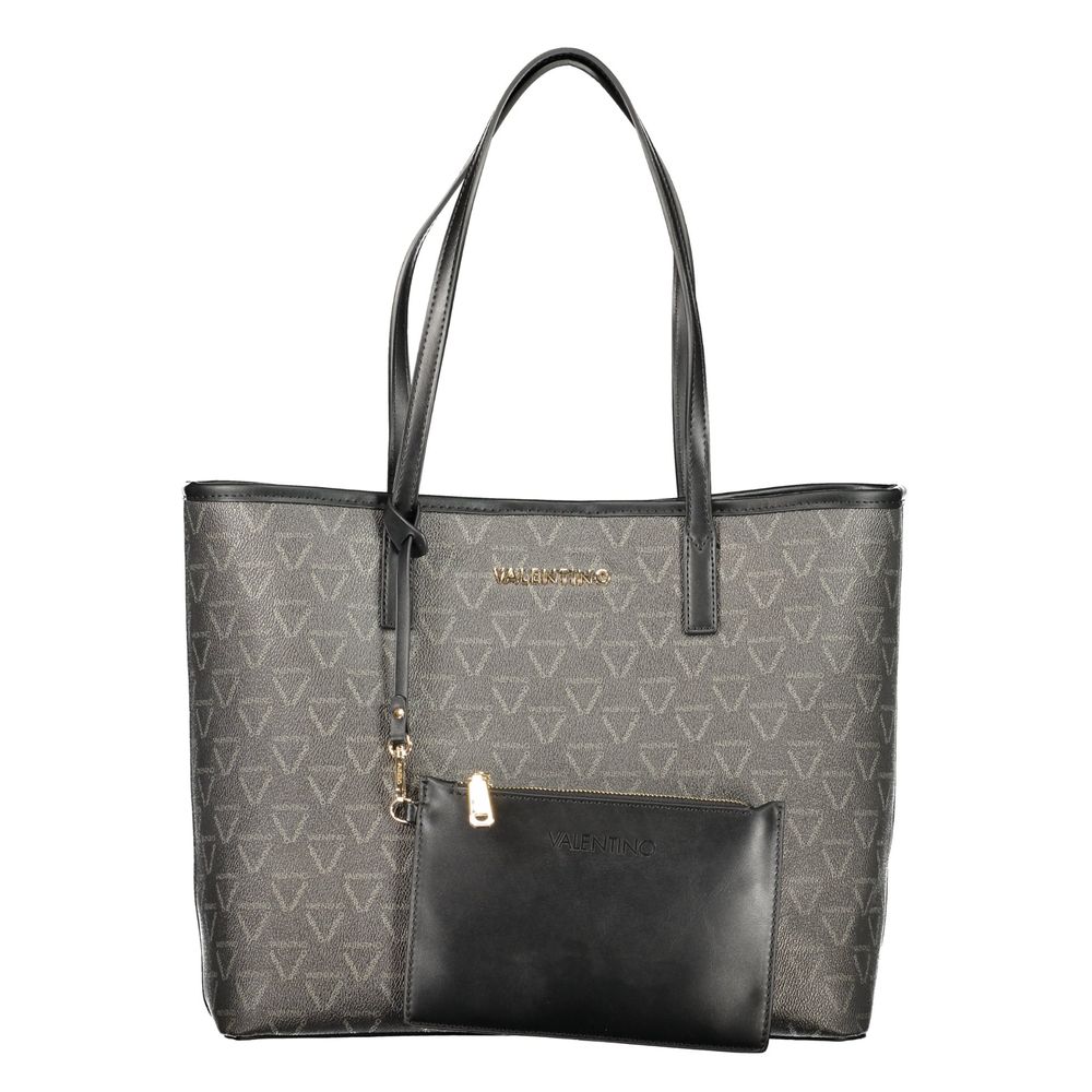 Mario Valentino Black Polyurethane Women's Bag