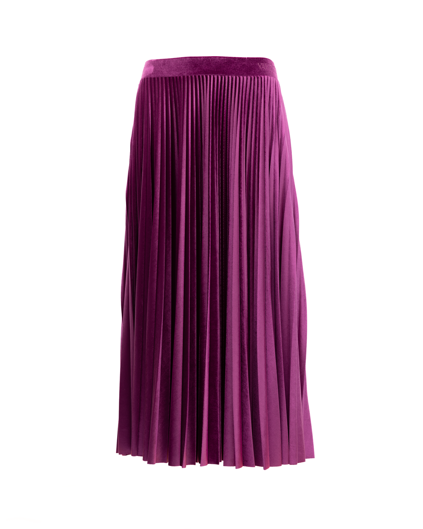 Valentino Garavani Women Purple Silk Skirt