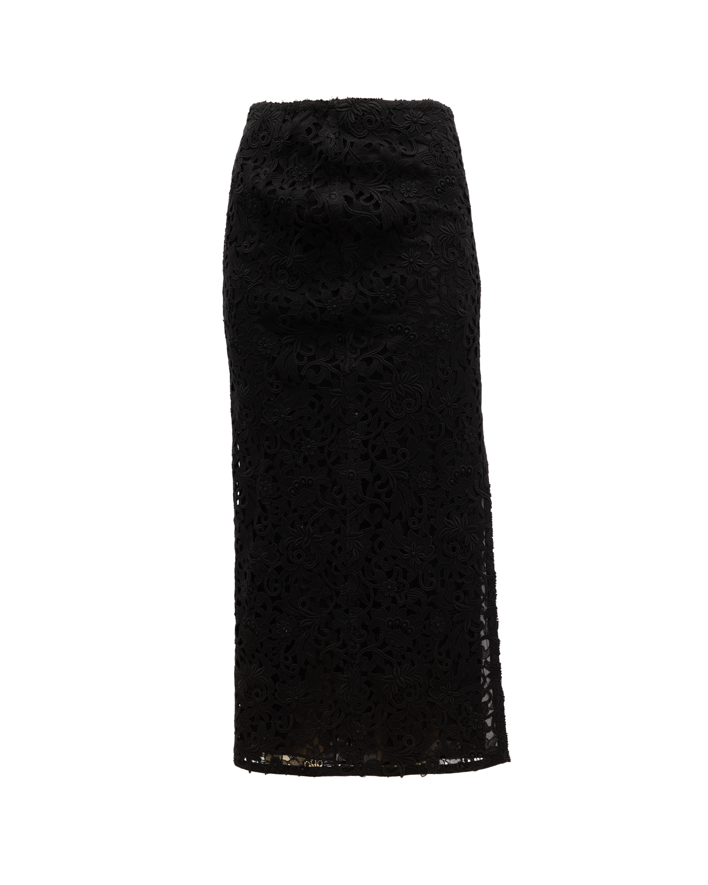 Valentino Garavani Women Midi Skirt with Floral Lace