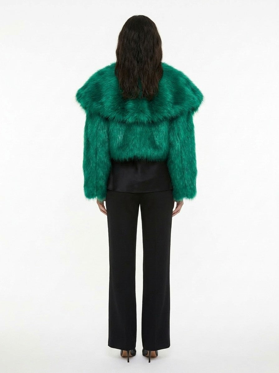 Dolce & Gabbana Green MicroModal Coat