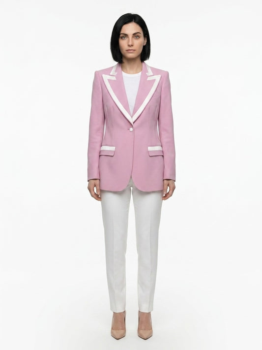 Dolce & Gabbana Pink Elastane Jacket
