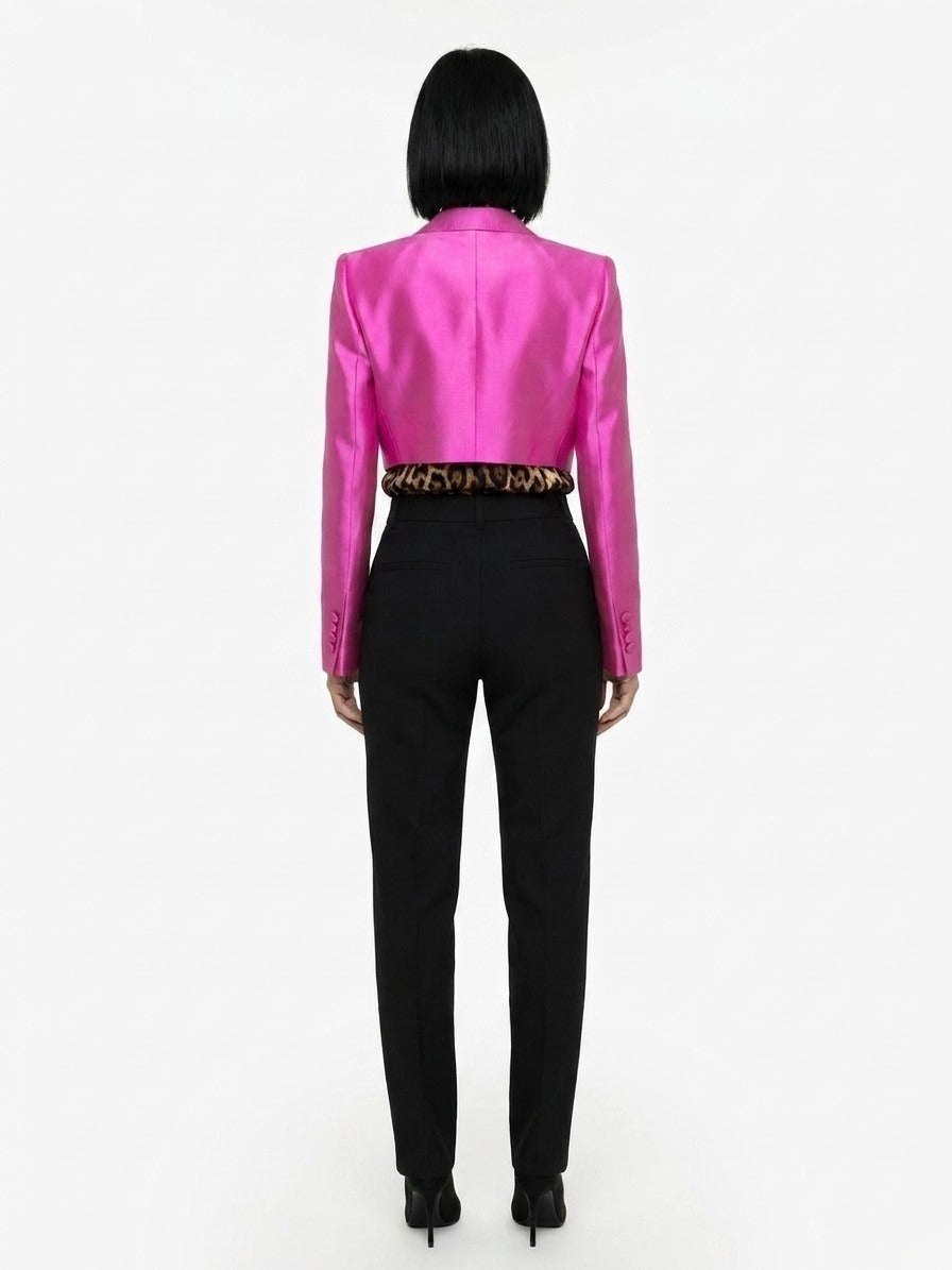Dolce & Gabbana Pink Silk Jacket