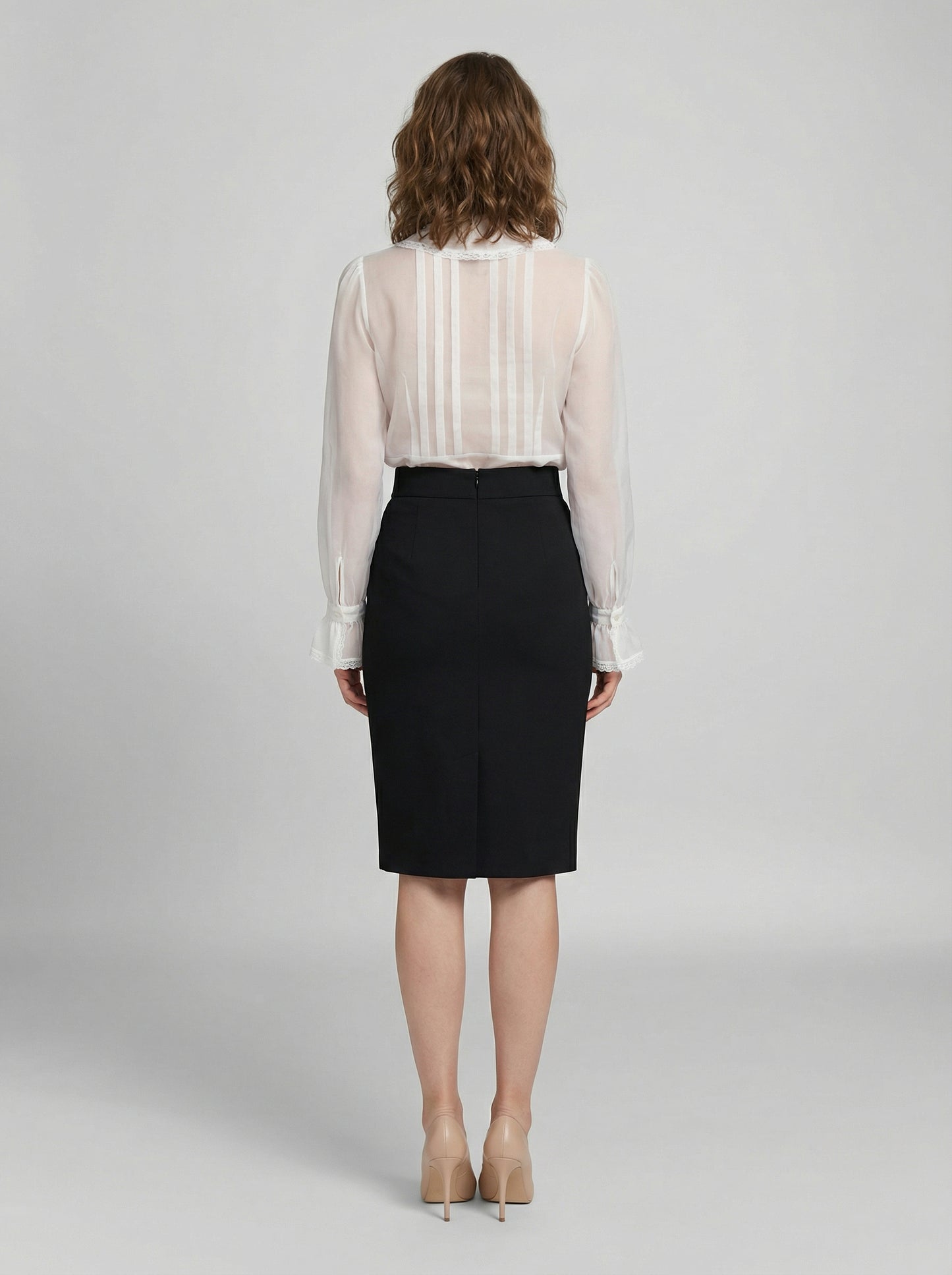 Dolce & Gabbana White Polyamide Blouse