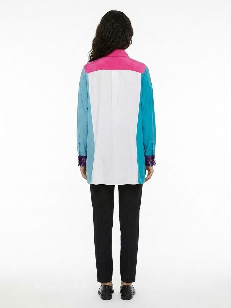 Dolce & Gabbana Multicolor Cotton Dress Shirt