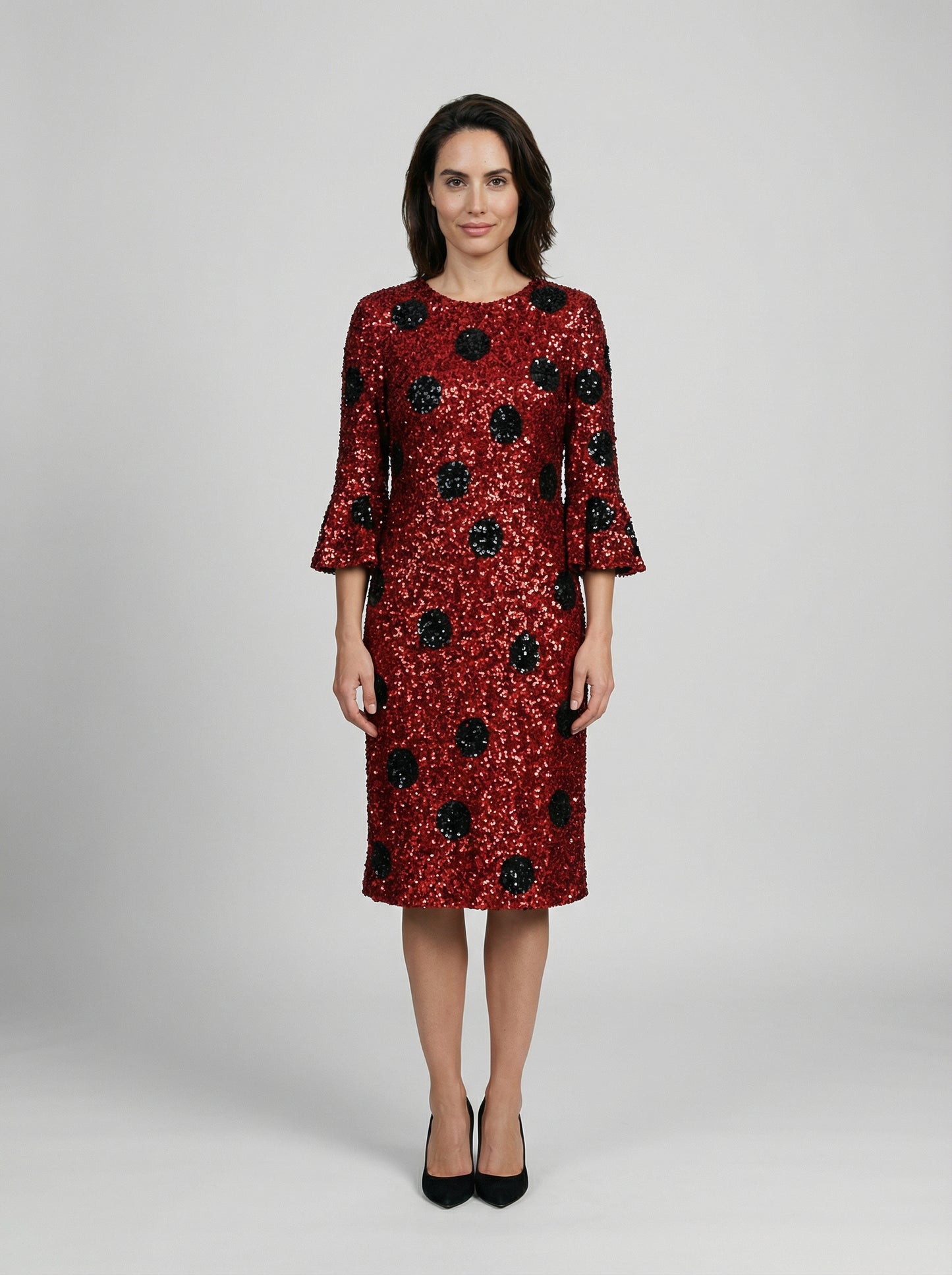 Dolce & Gabbana Red Cotton Cocktail Dress
