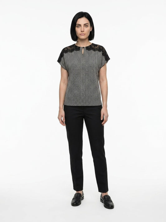 Dolce & Gabbana Gray Polyamide T-Shirt